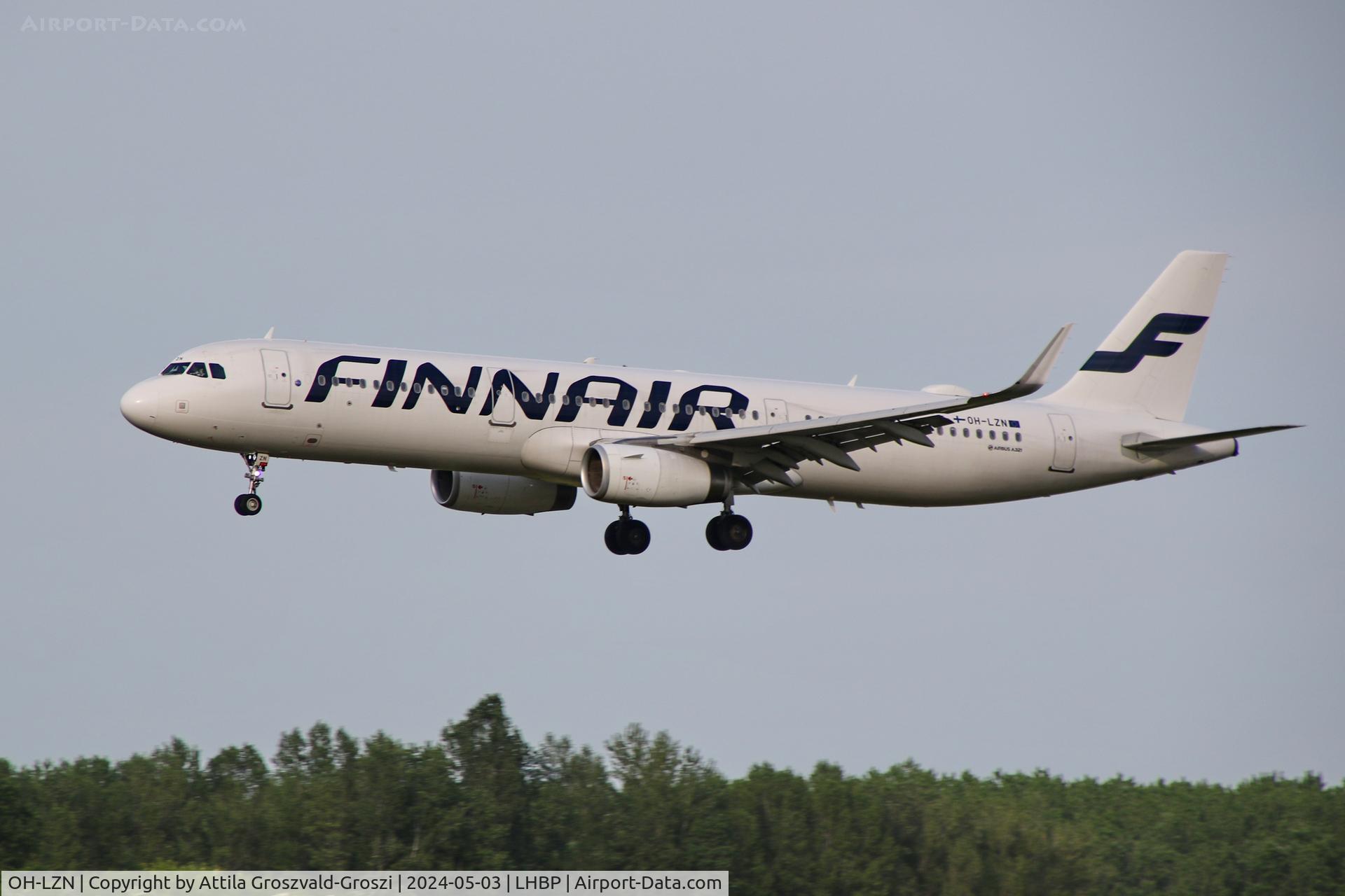 OH-LZN, 2017 Airbus A321-231 C/N 7570, LHBP/BUD - Liszt Ferenc International Airport, Hungary