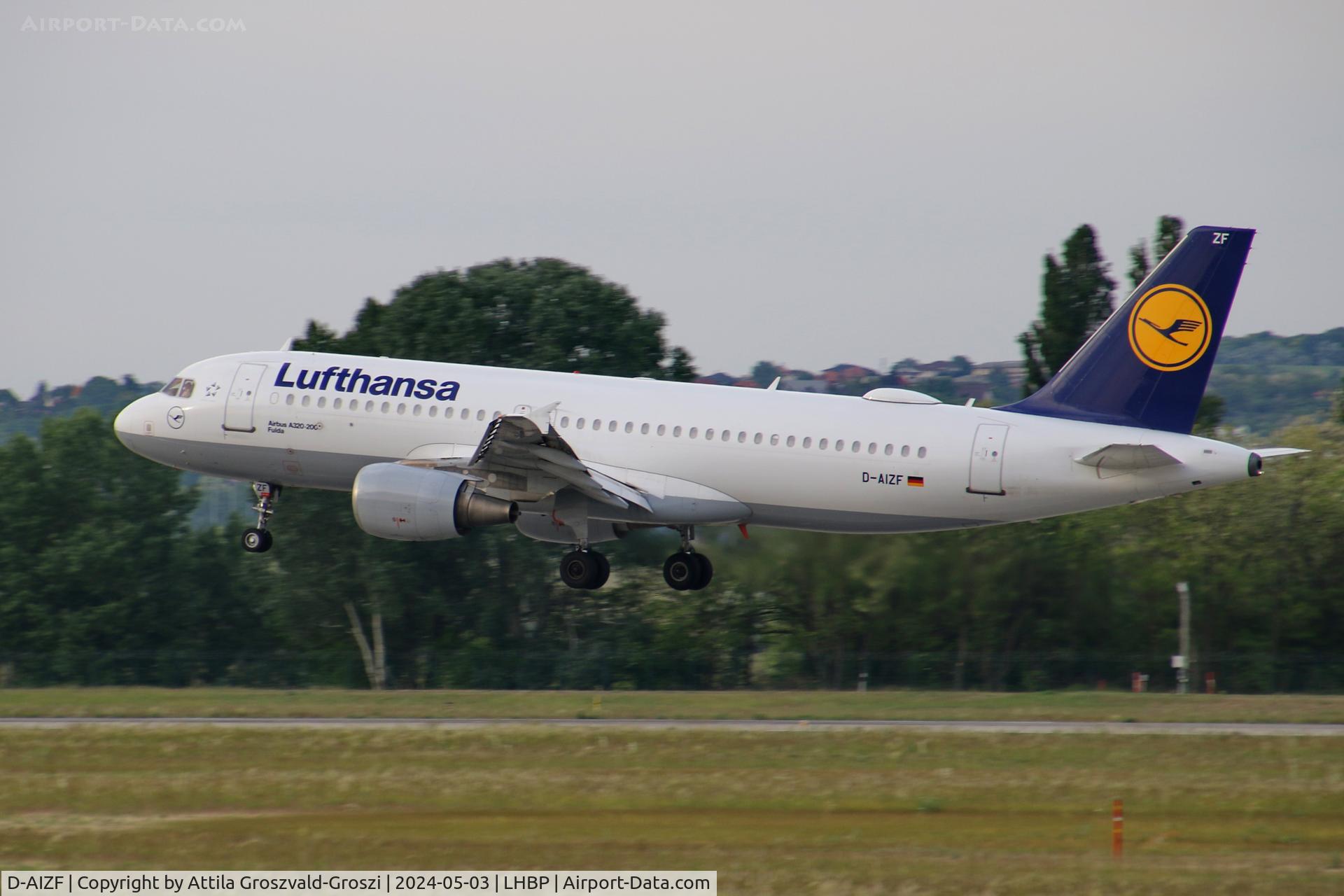 D-AIZF, 2010 Airbus A320-214 C/N 4289, LHBP/BUD - Liszt Ferenc International Airport, Hungary