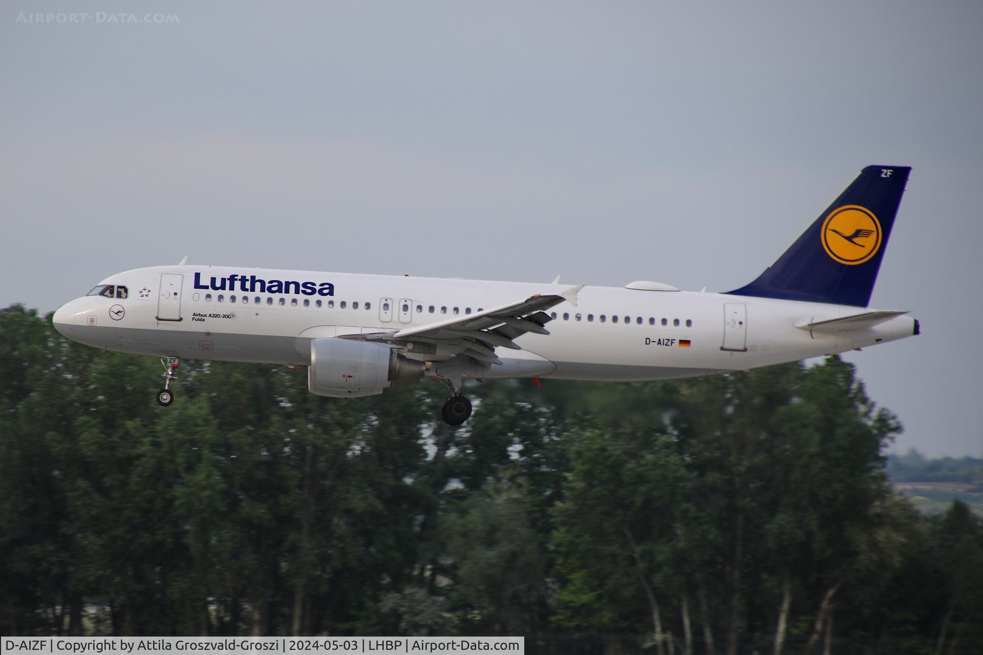 D-AIZF, 2010 Airbus A320-214 C/N 4289, LHBP/BUD - Liszt Ferenc International Airport, Hungary