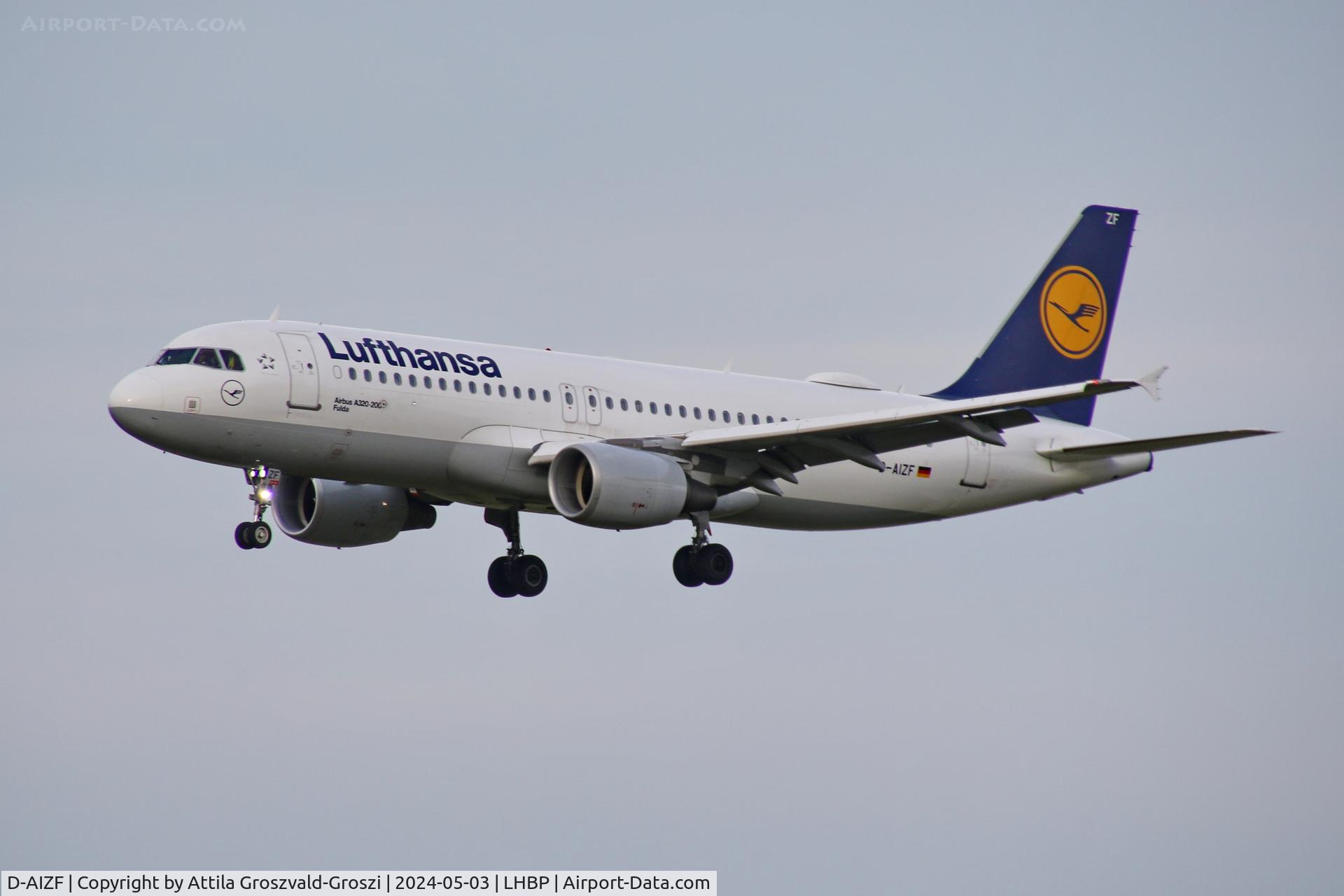 D-AIZF, 2010 Airbus A320-214 C/N 4289, LHBP/BUD - Liszt Ferenc International Airport, Hungary