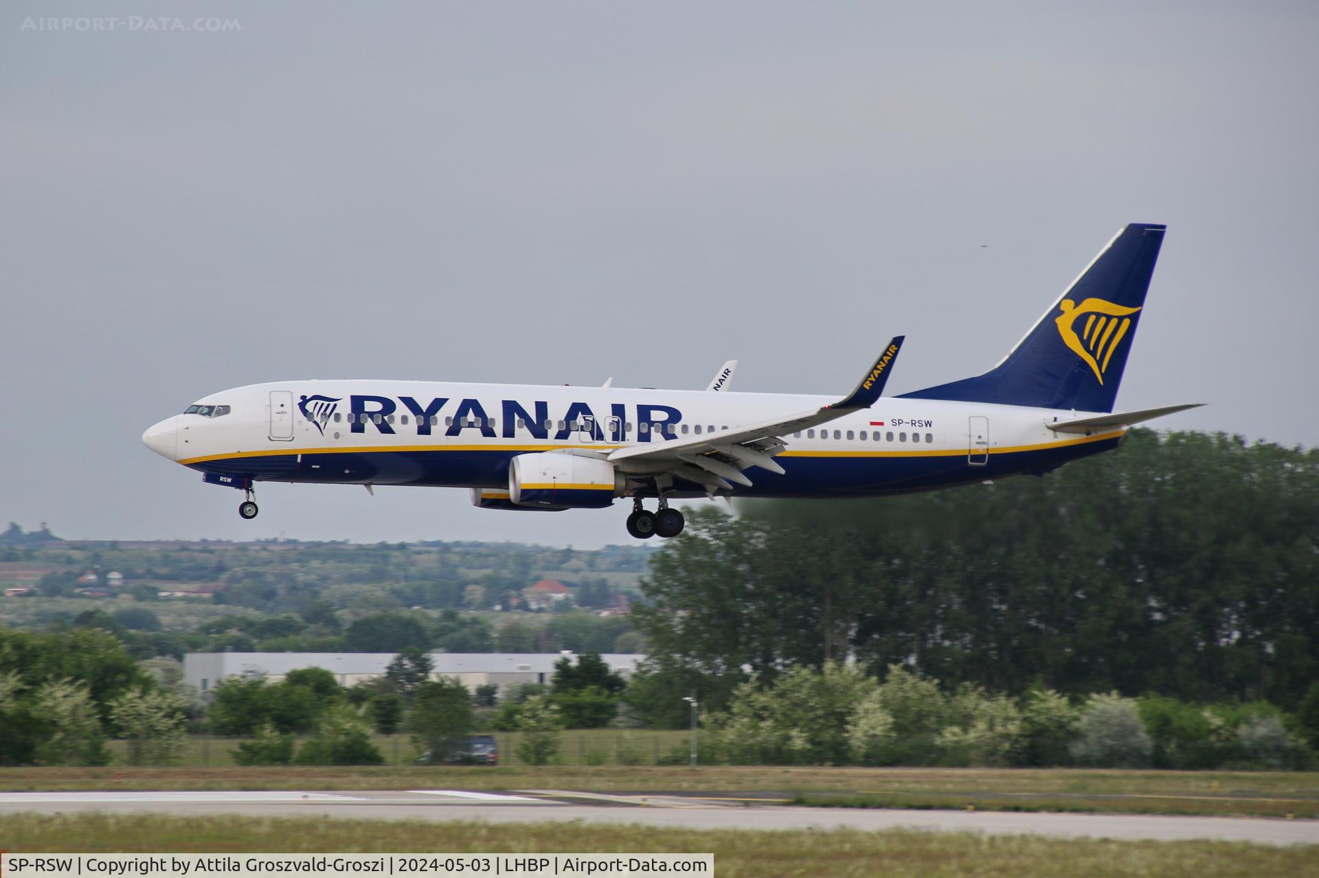SP-RSW, 2017 Boeing 737-8AS C/N 44778, LHBP/BUD - Liszt Ferenc International Airport, Hungary