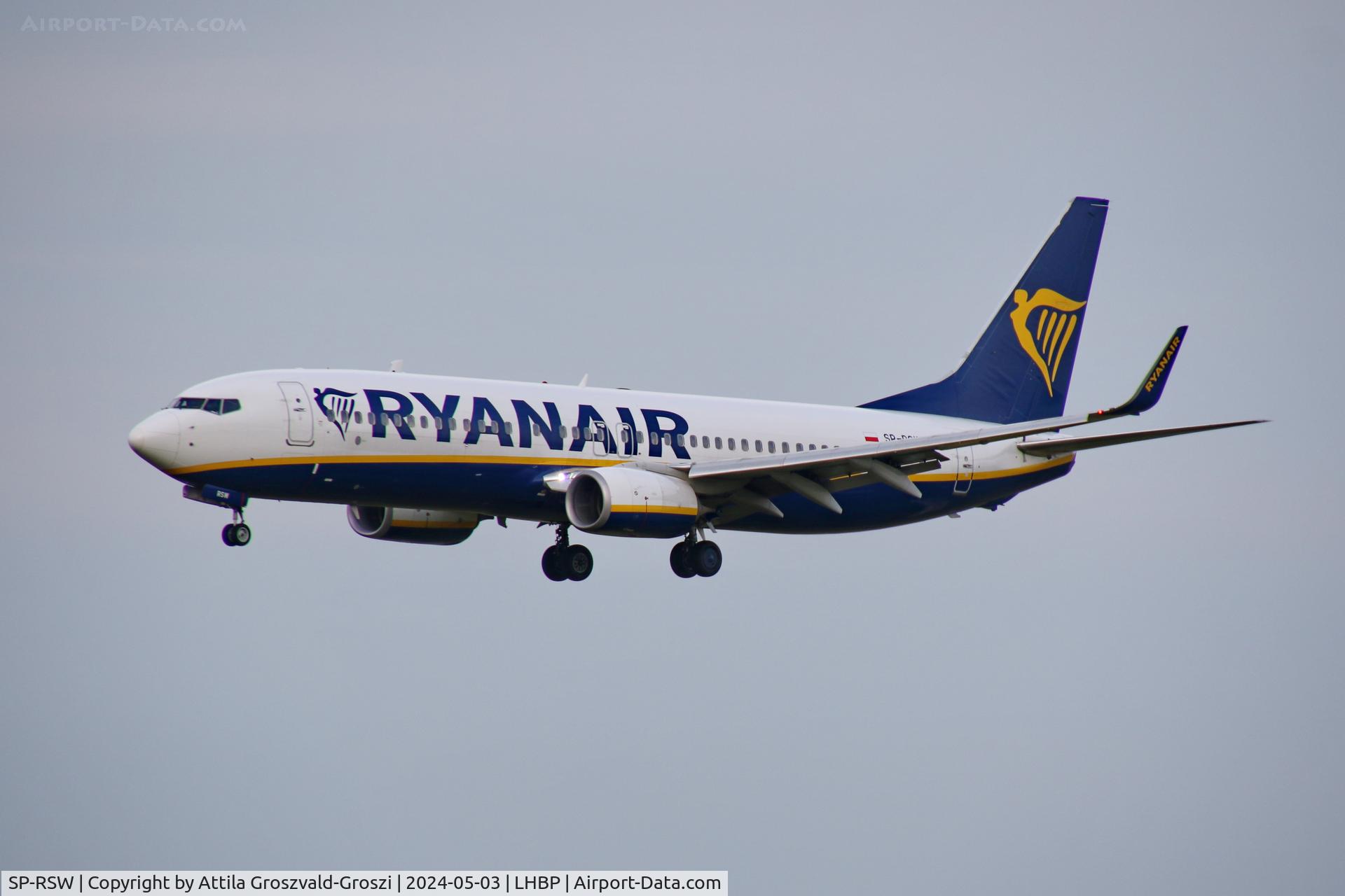 SP-RSW, 2017 Boeing 737-8AS C/N 44778, LHBP/BUD - Liszt Ferenc International Airport, Hungary