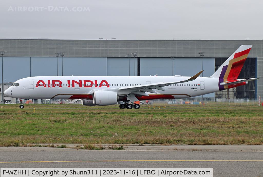 F-WZHH, 2023 Airbus A350-941 C/N 0592, C/n 0592 - To be VT-JRH