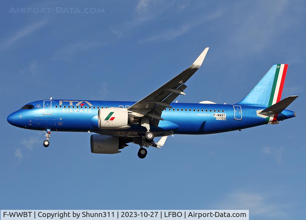F-WWBT, 2023 Airbus A320-272N C/N 11722, C/n 11722- To be EI-HOF