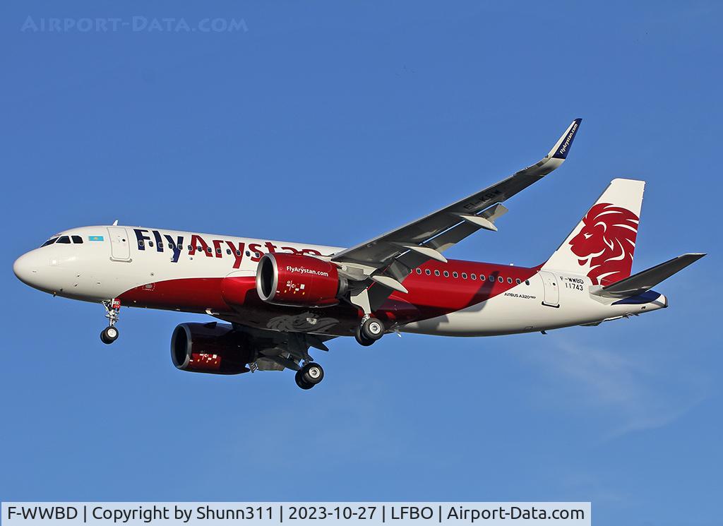 F-WWBD, 2023 Airbus A320-271N C/N 11743, C/n 11743 - To be EI-KBW