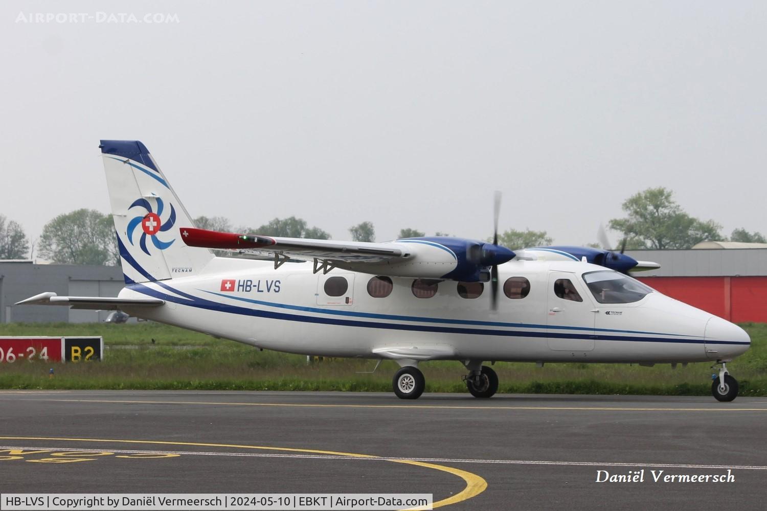 HB-LVS, 2022 Tecnam P-2012 Traveller C/N 050, HB-LVS at Kortrijk Airport.