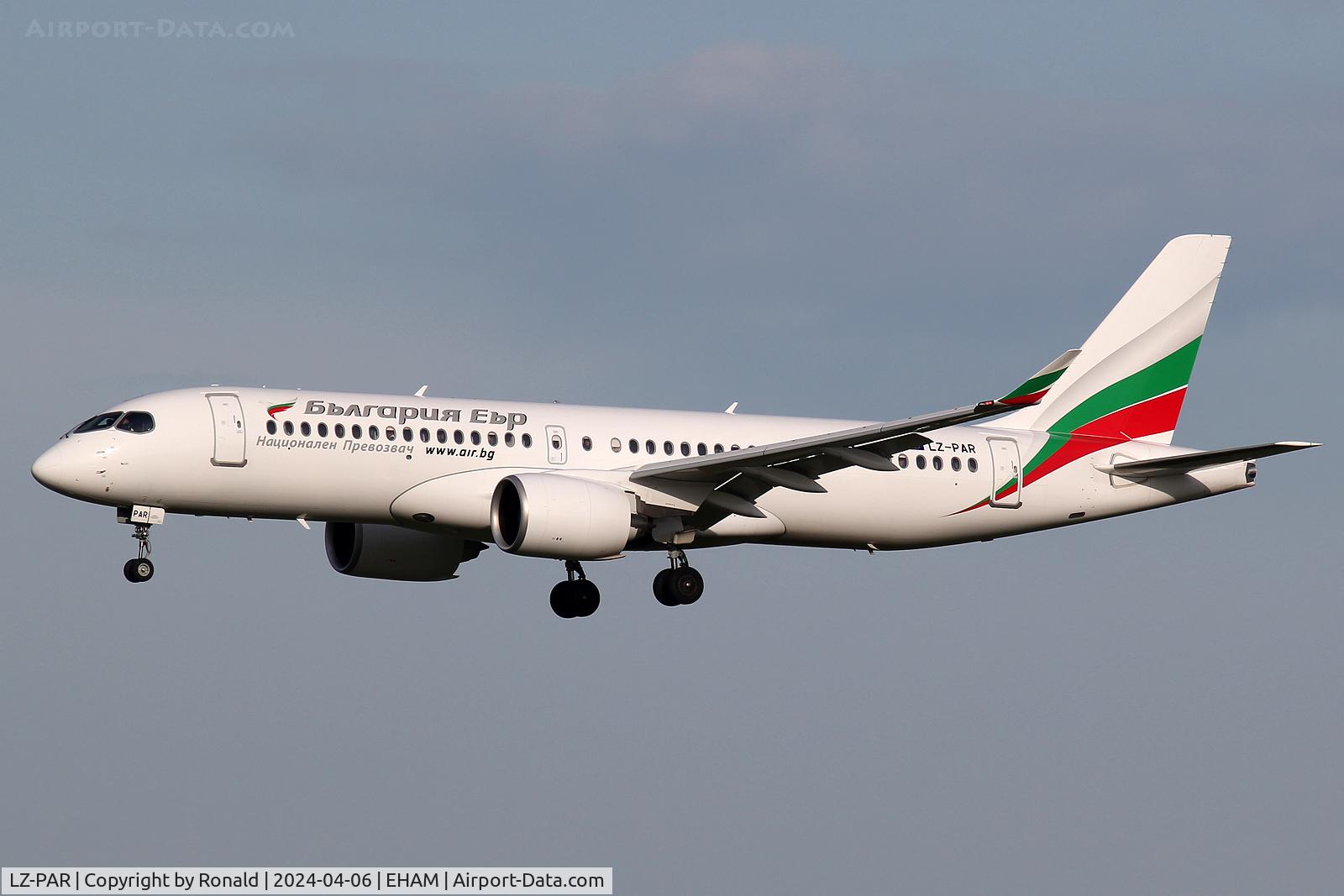 LZ-PAR, airbus A220-371 C/N 55246, at spl