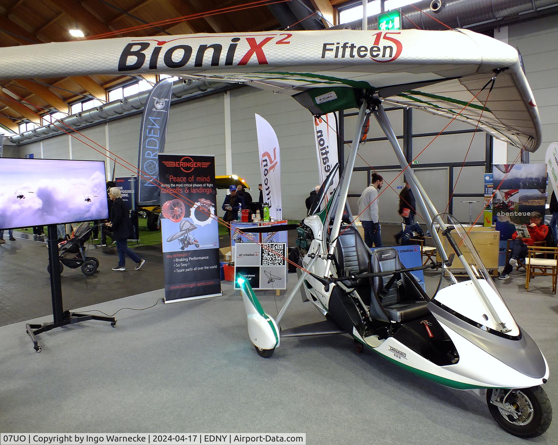 07UO, Air Creation Tanarg NEO / BioniX2 C/N T23018 & A23030, Air Creation Tanarg neo at the AERO 2024, Friedrichshafen