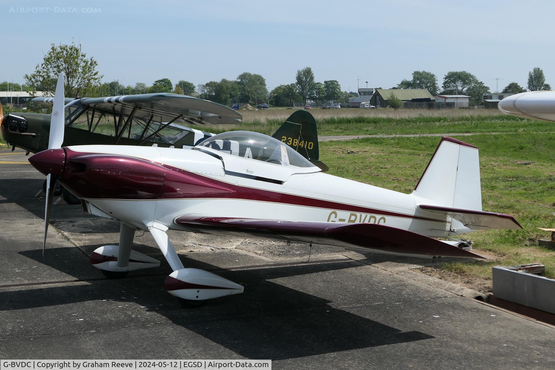 G-BVDC, 1994 Vans RV-3 C/N PFA 099-12218, Parked at North Denes on their first ever fly-in.