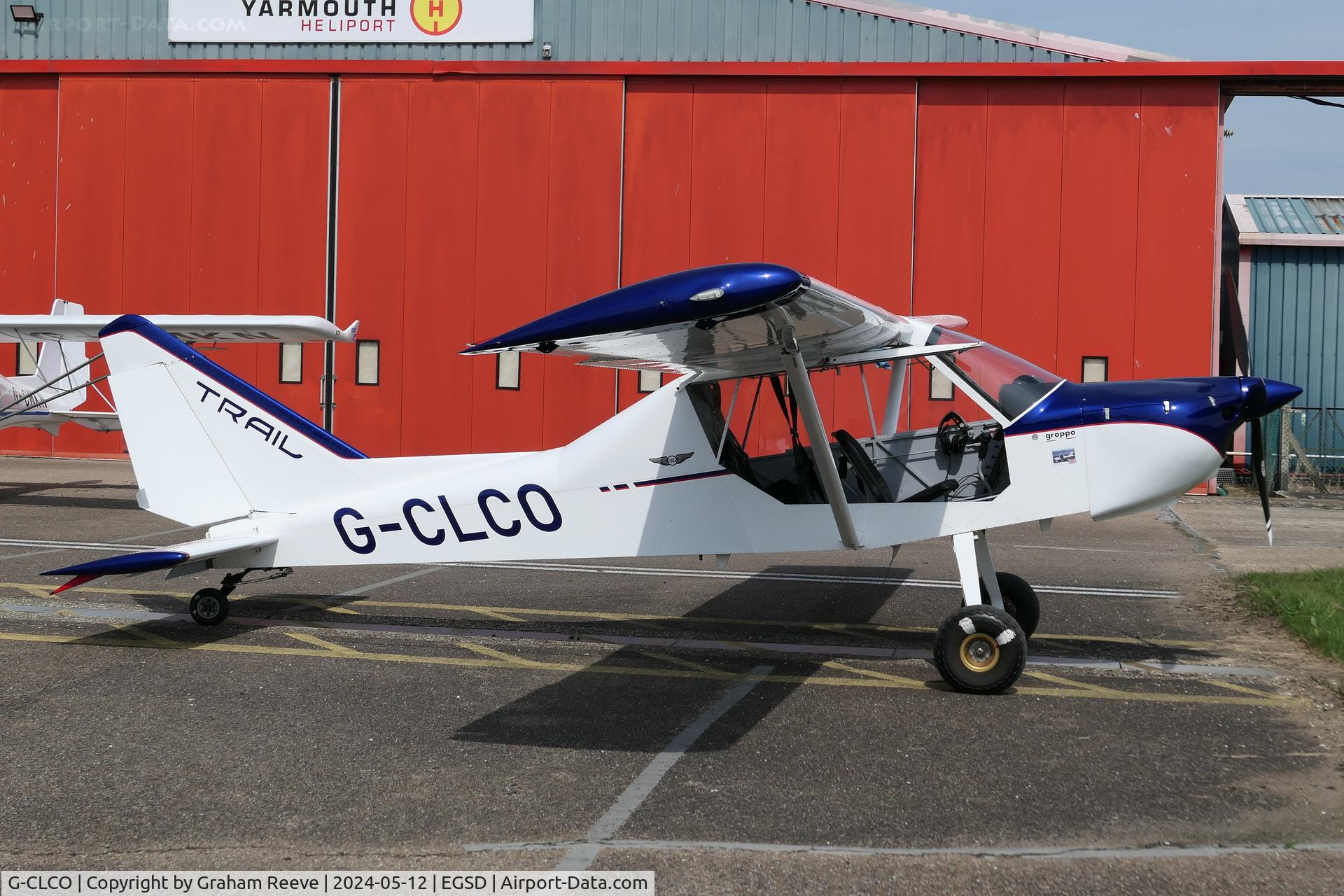 G-CLCO, 2018 Groppo Trail Mk.2 C/N LAA 372-15418, Parked at North Denes on their first ever fly-in.