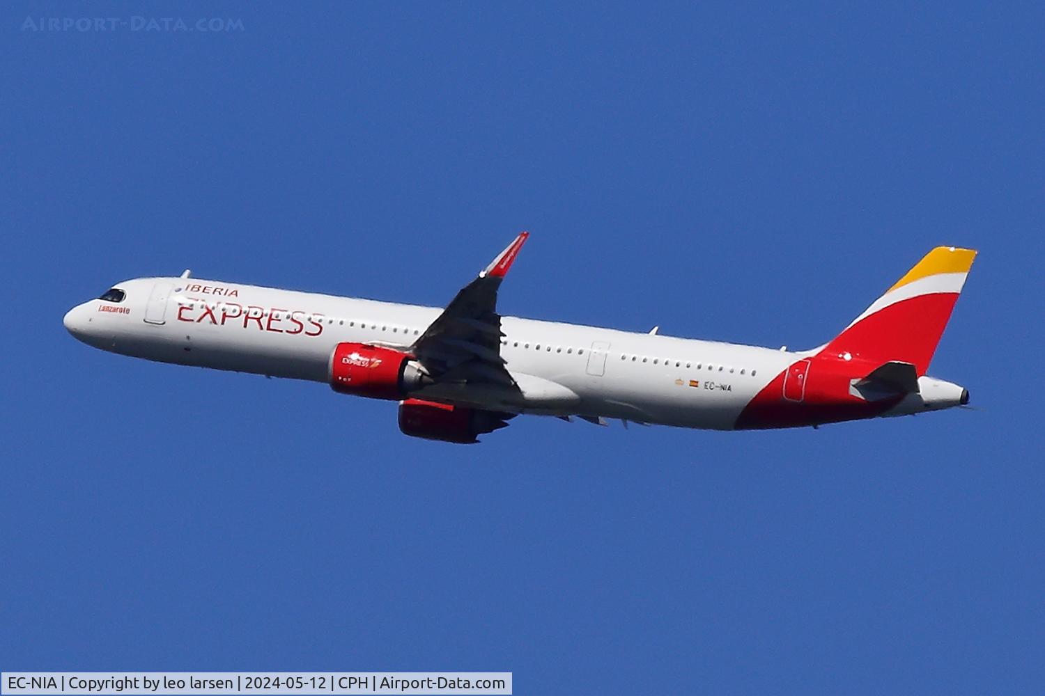 EC-NIA, 2020 Airbus A321-251NX C/N 9571, Copenhagen 12.5.2024