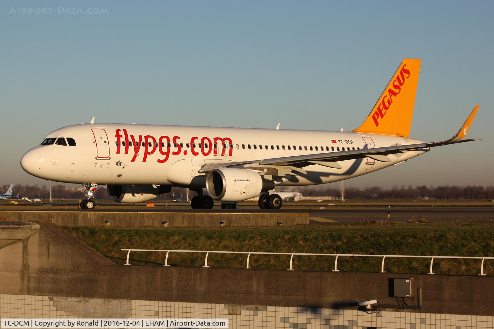 TC-DCM, 2016 Airbus A320-214 C/N 7200, at spl