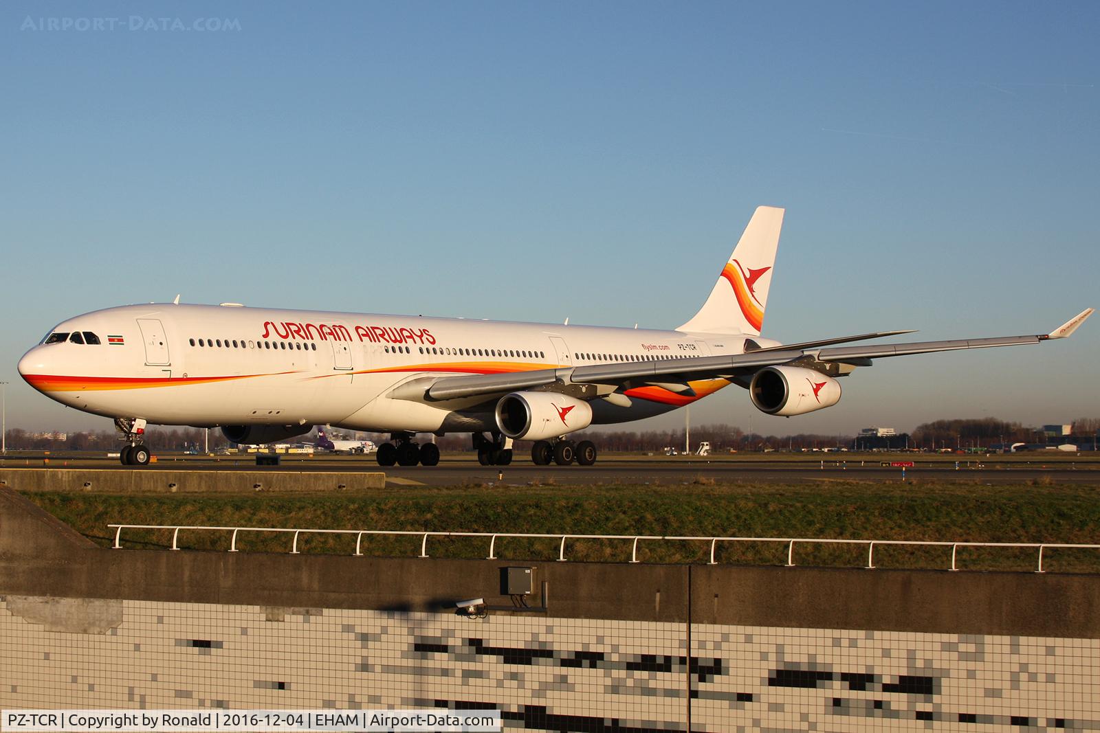 PZ-TCR, 1998 Airbus A340-313 C/N 242, at spl