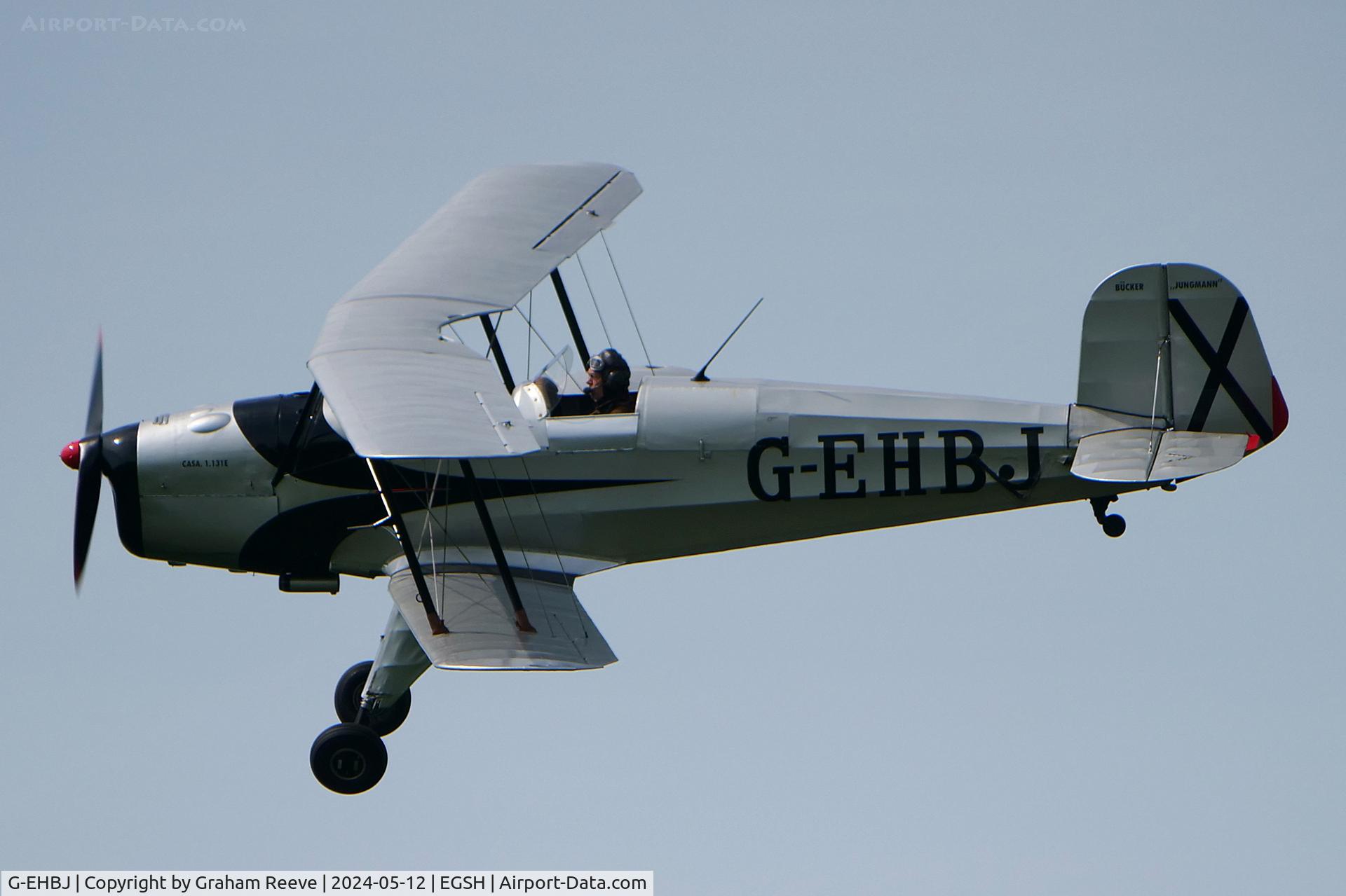 G-EHBJ, 1954 CASA 1-131E Series 2000 C/N 2150, Departing from Northrepps.