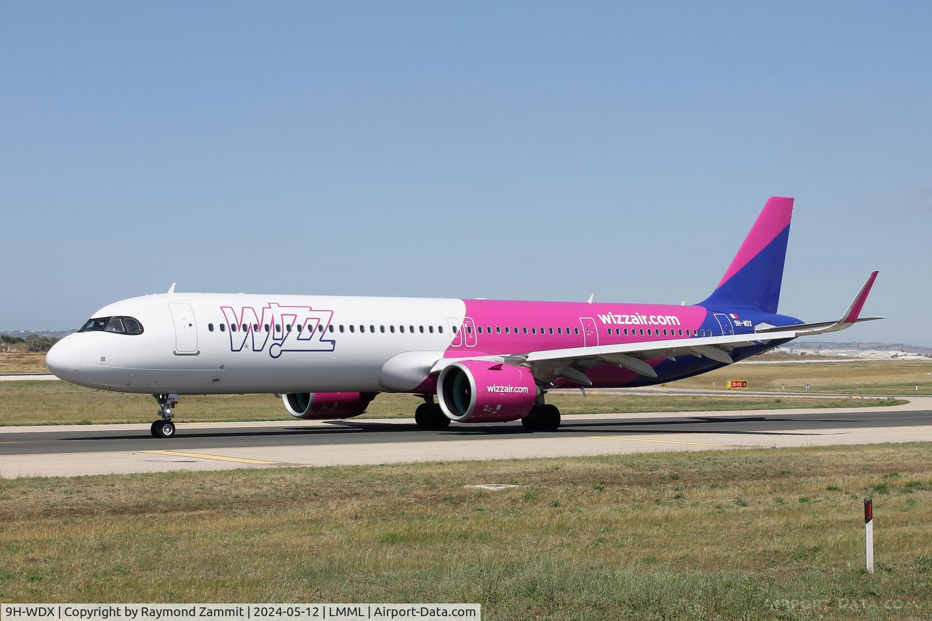 9H-WDX, Airbus 321-271NX C/N 11710, A321Neo 9H-WDX Wizzair Malta