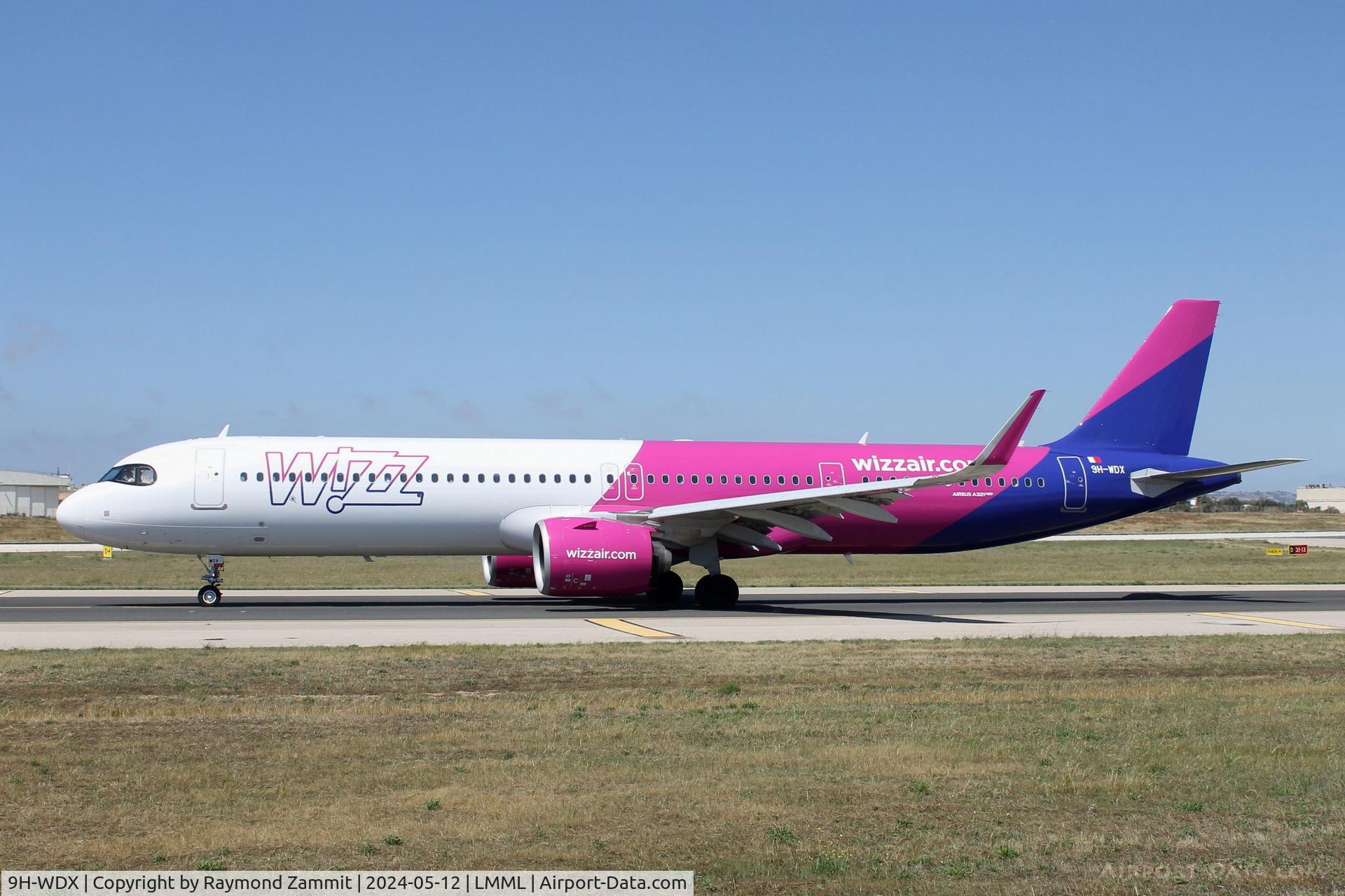 9H-WDX, Airbus 321-271NX C/N 11710, A321Neo 9H-WDX Wizzair Malta