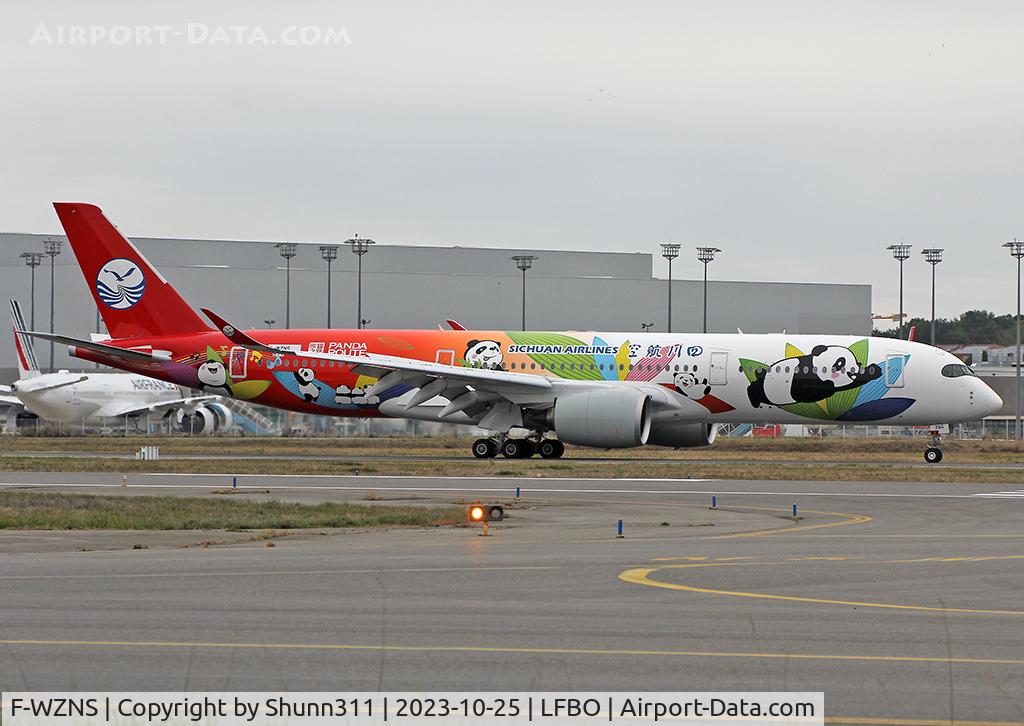 F-WZNS, 2022 Airbus A350-941 C/N 0571, C/n 0571 - To be B-32AG 'Panda Route c/s'