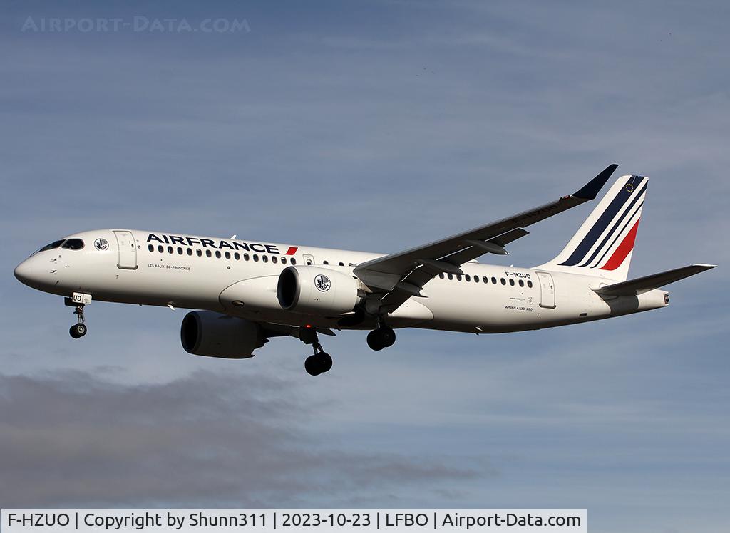 F-HZUO, 2022 Airbus A220-300 C/N 55193, Landing rwy 32L