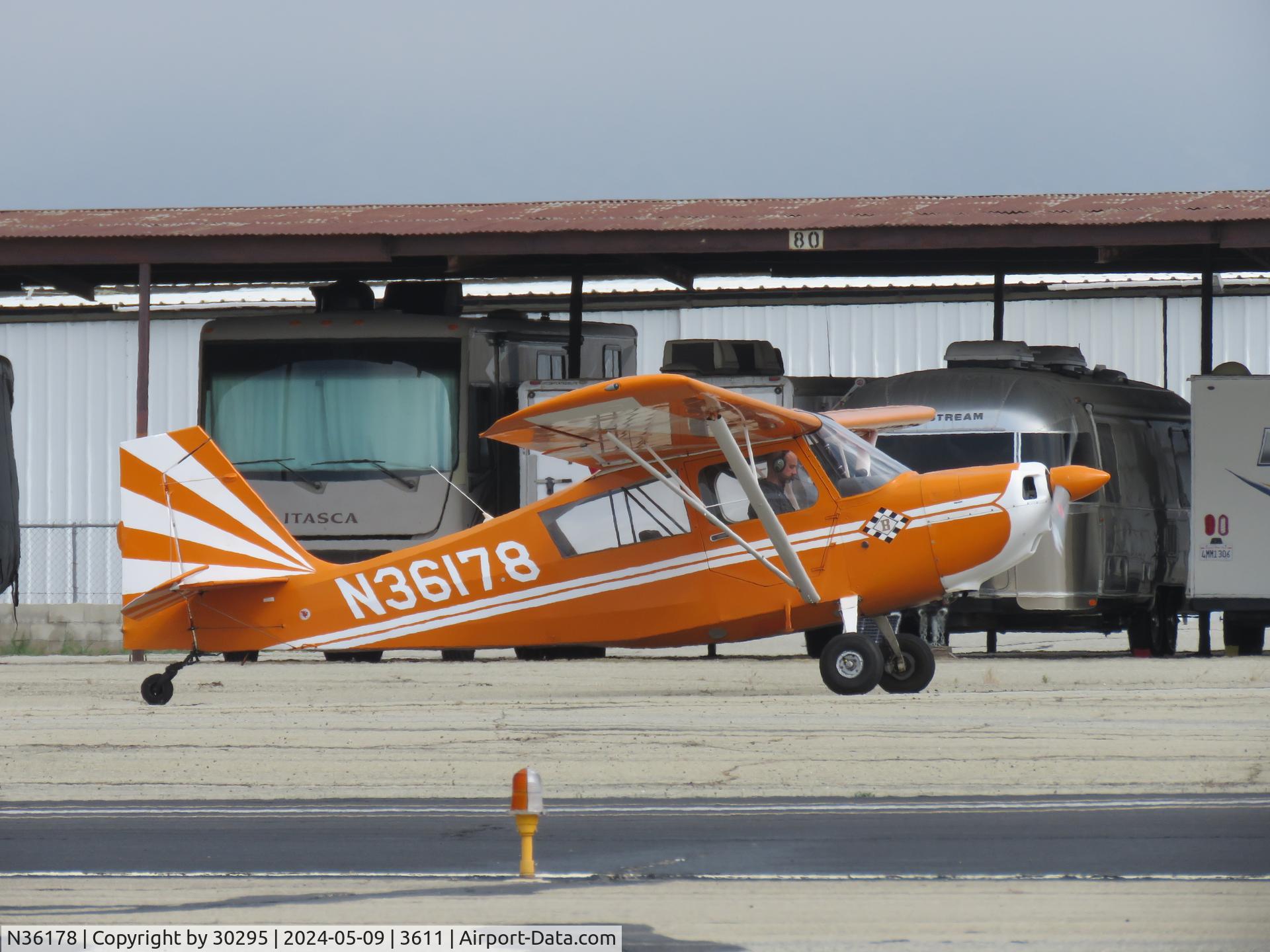 N36178, 1973 Bellanca 7KCAB Citabria C/N 383-73, Taxiing