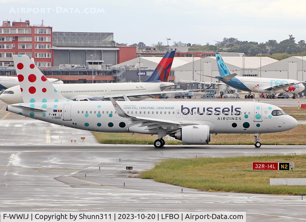 F-WWIJ, 2023 Airbus A320-251N C/N 11600, C/n 11600 - To be OO-SBA