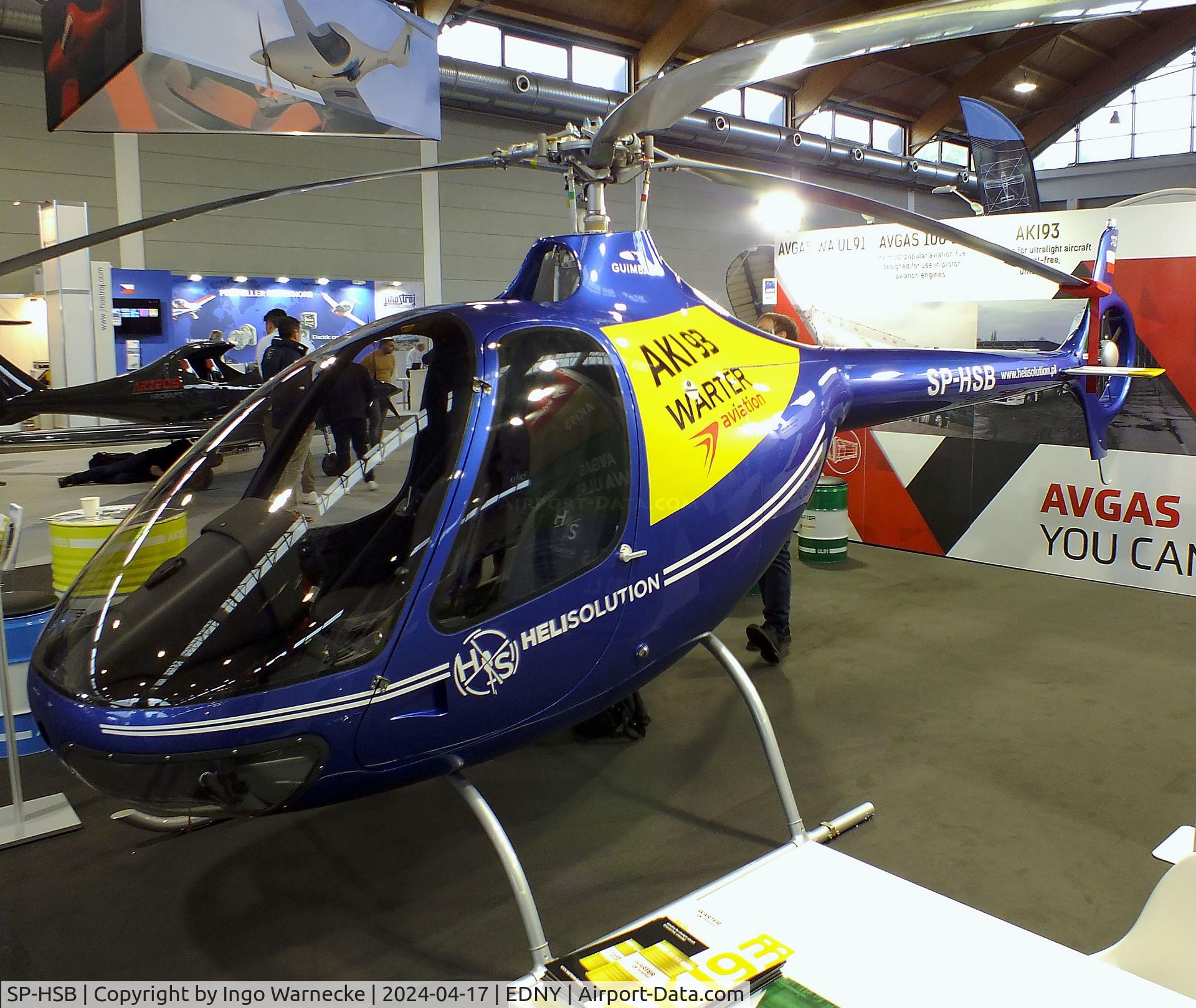 SP-HSB, Guimbal Cabri G2 C/N 1360, Guimbal Cabri G2 at the AERO 2024, Friedrichshafen