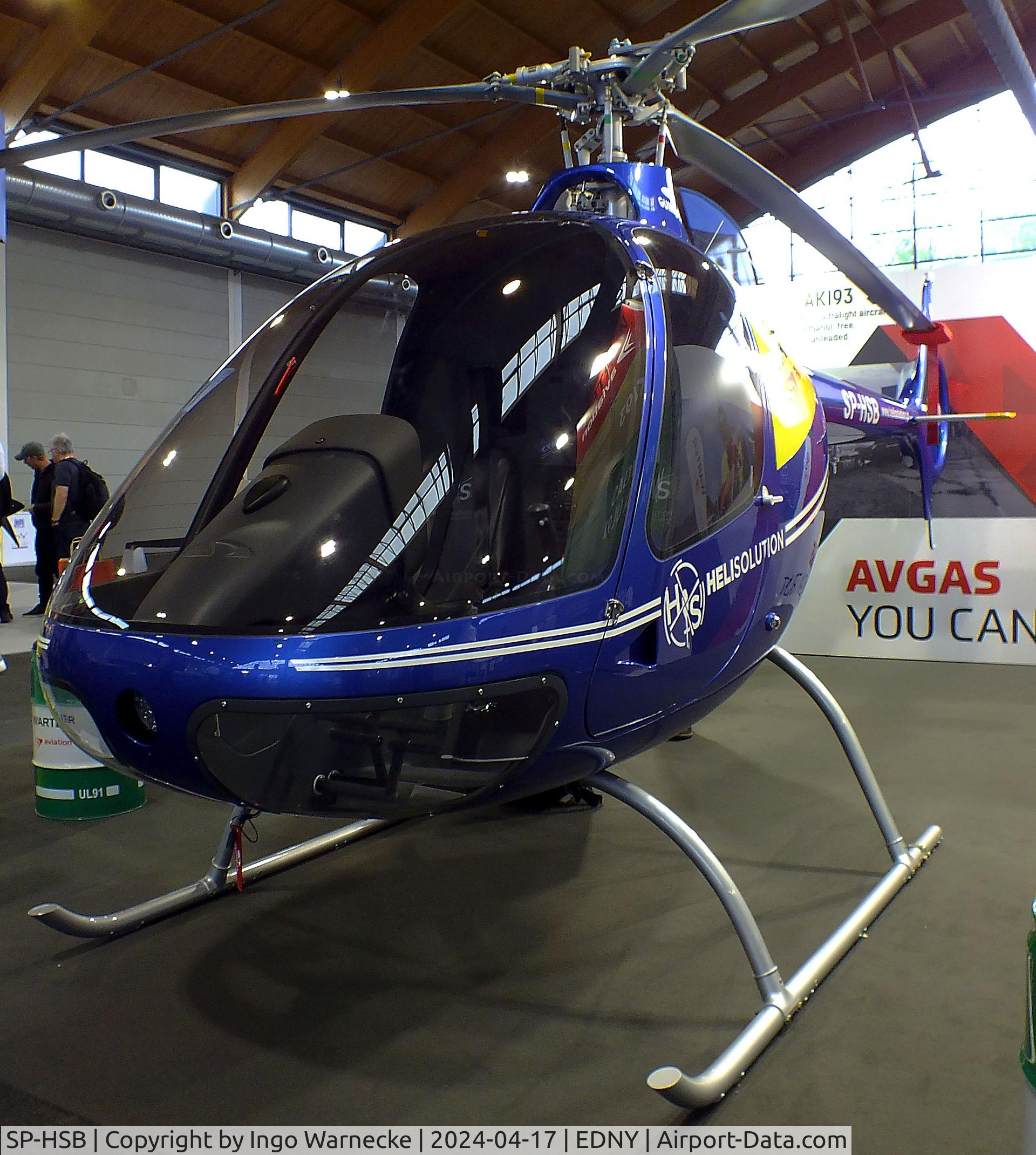 SP-HSB, Guimbal Cabri G2 C/N 1360, Guimbal Cabri G2 at the AERO 2024, Friedrichshafen