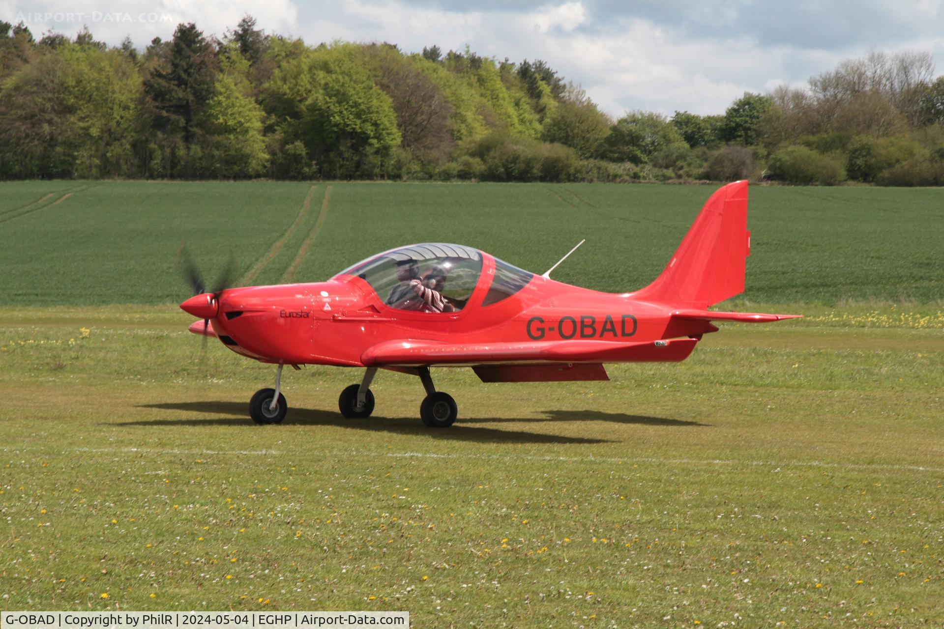 G-OBAD, 2014 Evektor EV-97 EuroStar SL C/N 2014-4210, G-OBAD 2014 Light Sport Aviation Ltd EV-97 Eurostar SL Microlight Popham 04.05.24