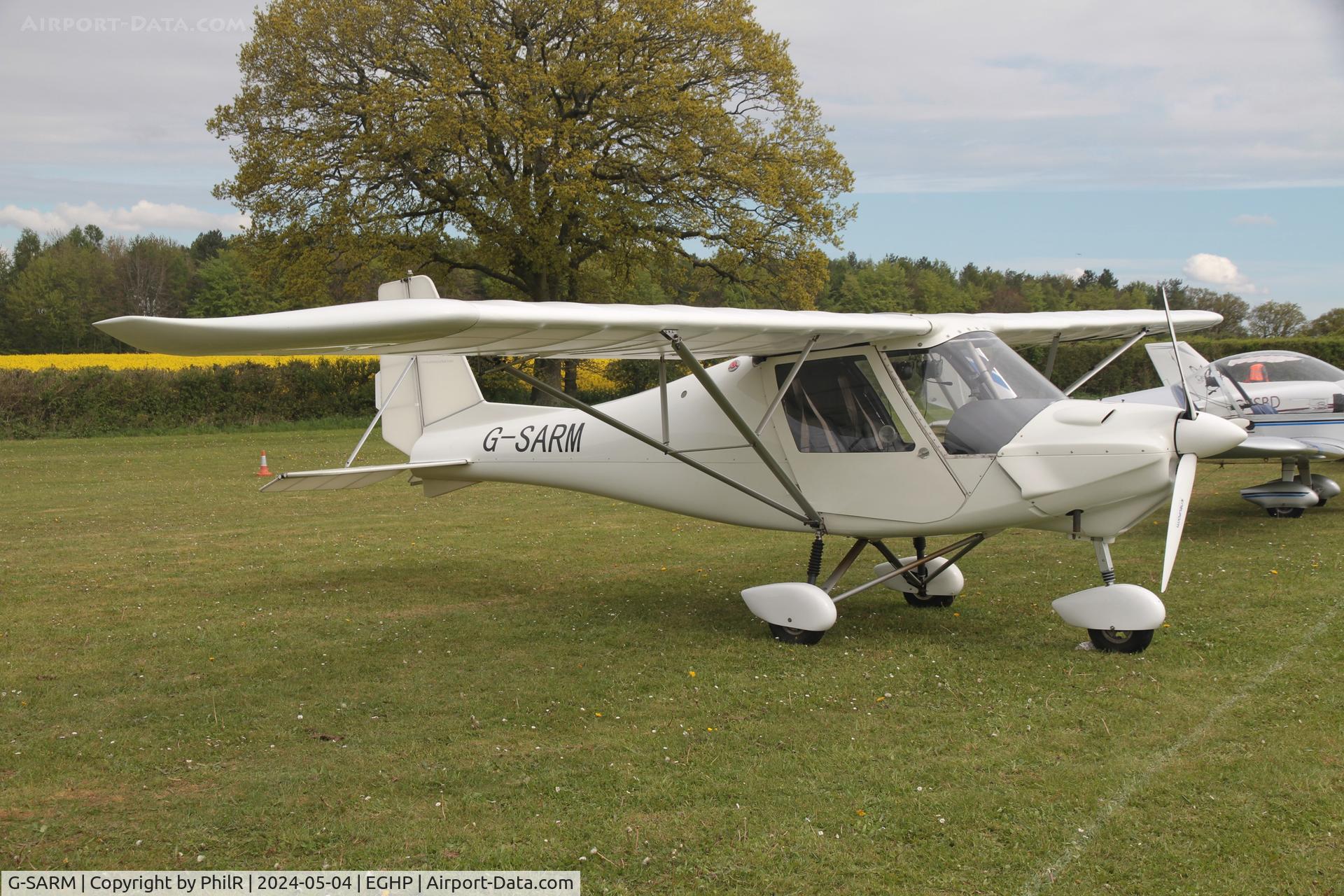 G-SARM, 2005 Comco Ikarus C42 FB100 C/N 0504-6674, G-SARM 2005 Aerosport Ltd Ikarus C42 FB80 Popham 05.05.24