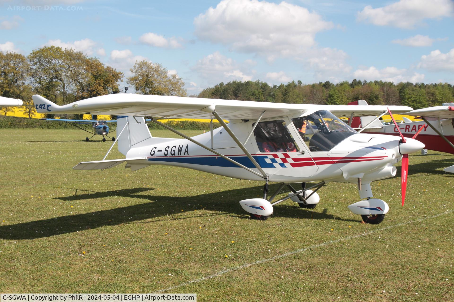 G-SGWA, 2020 Comco Ikarus C42 FB100 Charlie C/N 2008-7607, G-SGWA 2020 Ikarus C42 FB100 Charlie Popham 04.05.24