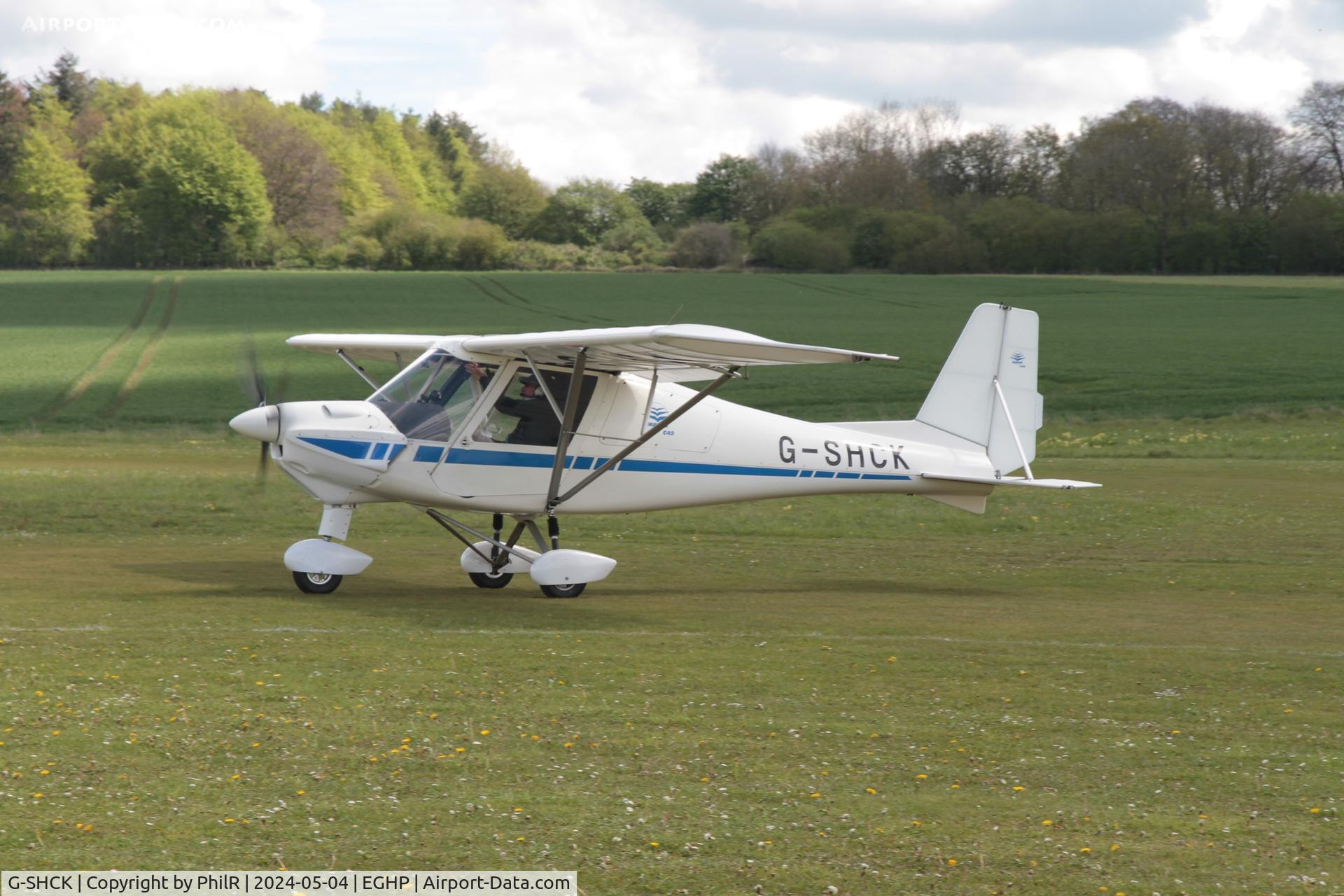 G-SHCK, 2015 Comco Ikarus C42 FB80 C/N 1510-7426, G-SHCK 2015 Ikarus  C42 FB80 Popham 04.05.24