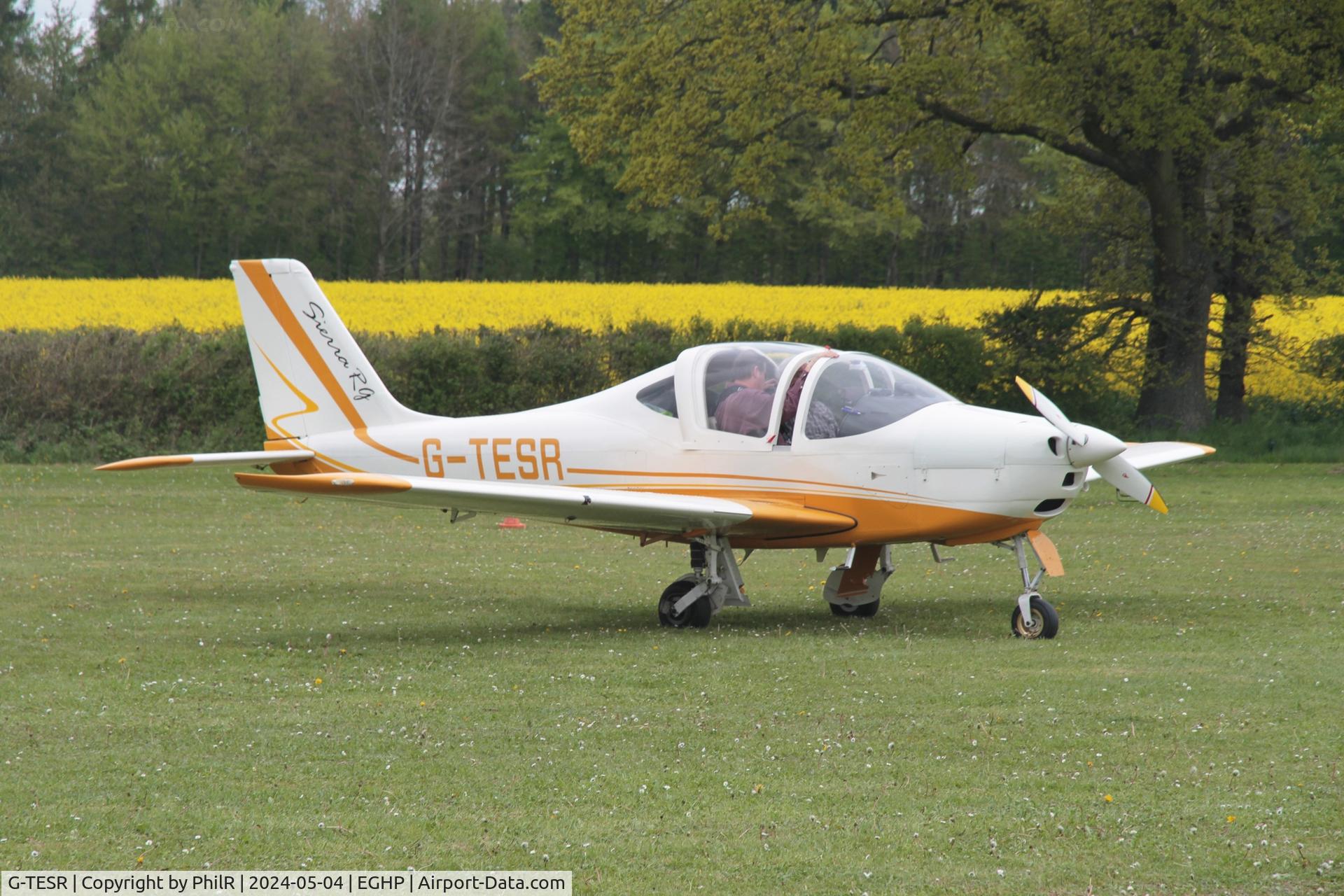 G-TESR, 2008 Tecnam P-2002RG Sierra C/N PFA 333A-14758, G-TESR 2008 Tecnam P2002-RG Sierra Popham 05.05.24