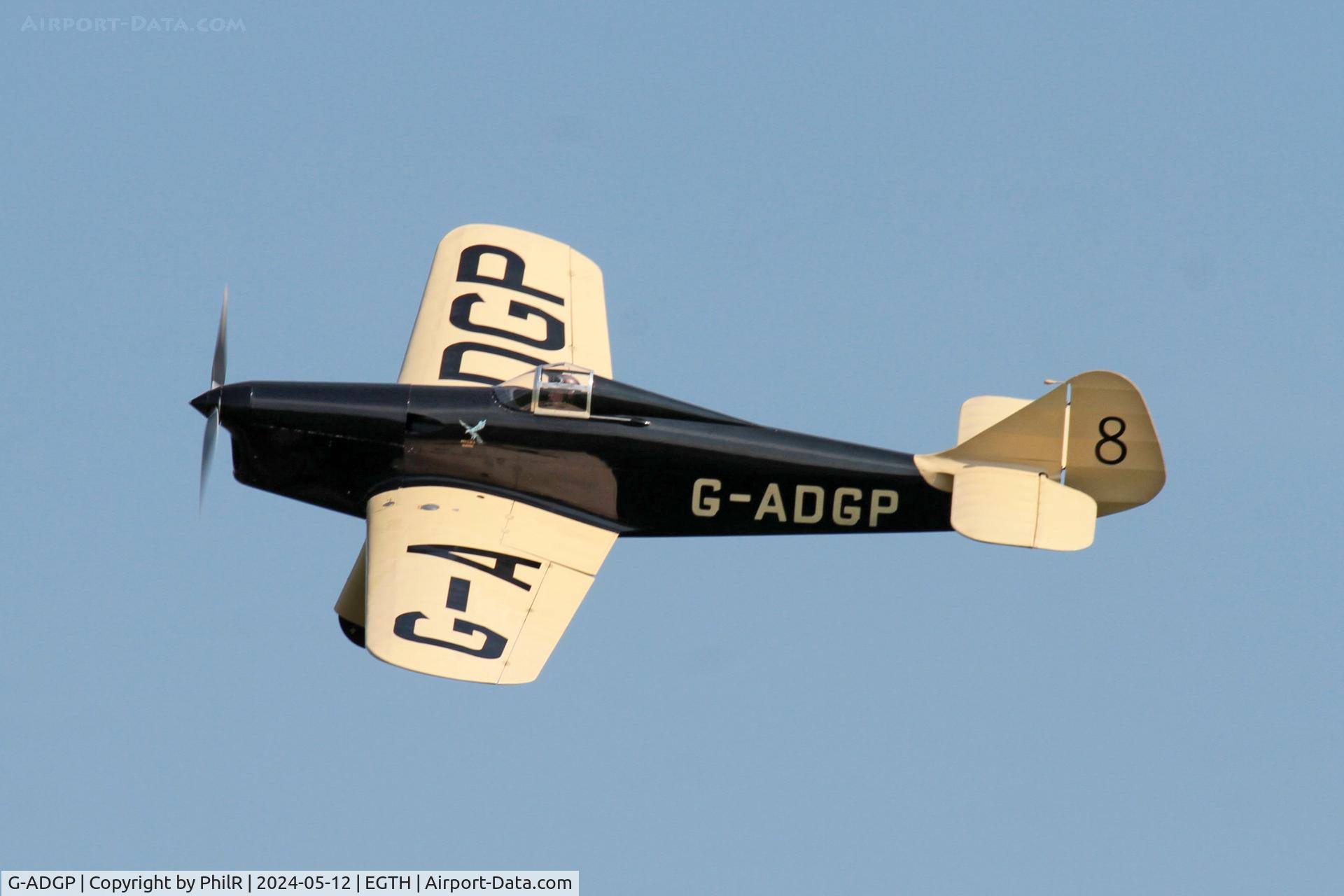 G-ADGP, 1935 Miles M.2L Hawk Speed Six C/N 160, G-ADGP 1935 Miles M2L Hawk Six Shuttleworth Best of British Airshow 12.05.24 (1)