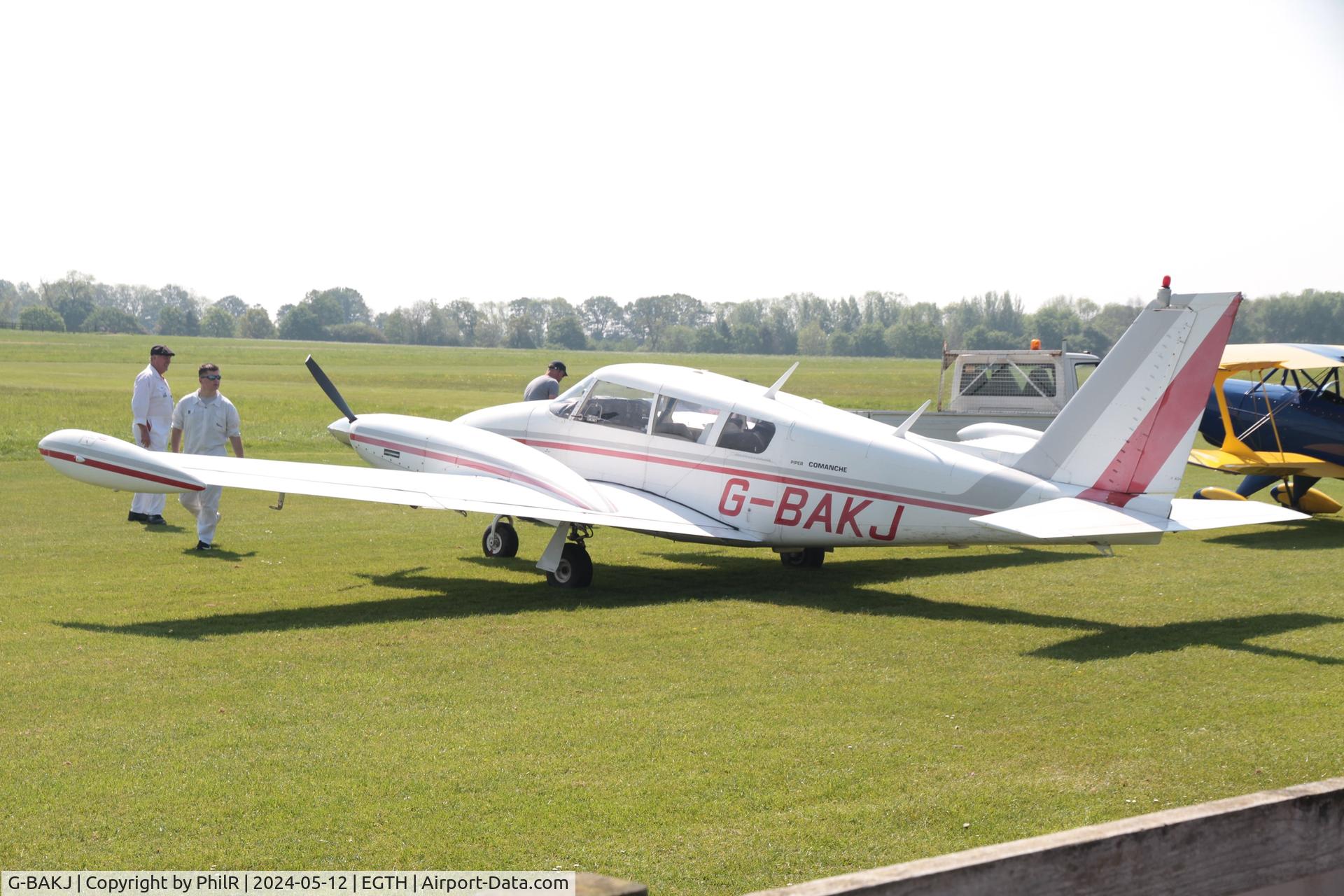 G-BAKJ, 1966 Piper PA-30-160 B Twin Comanche C/N 30-1232, G-BAKJ 1966 Piper PA-30 Twion Comanche Shuttleworth Best of British Airshow 12.05.24