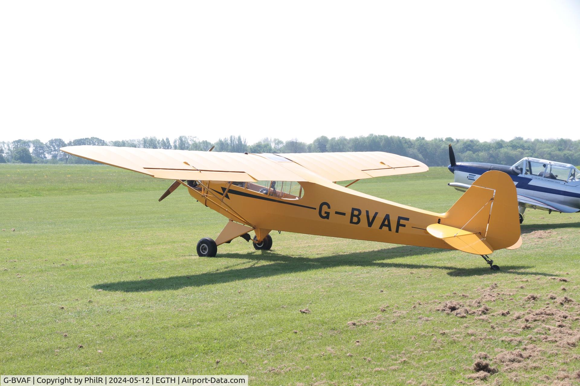 G-BVAF, 1940 Piper J3C-65 Cub Cub C/N 4645, G-BVAF 1940 Piper J3C-65 Cub Shuttleworth Best of British Airshow 12.05.24