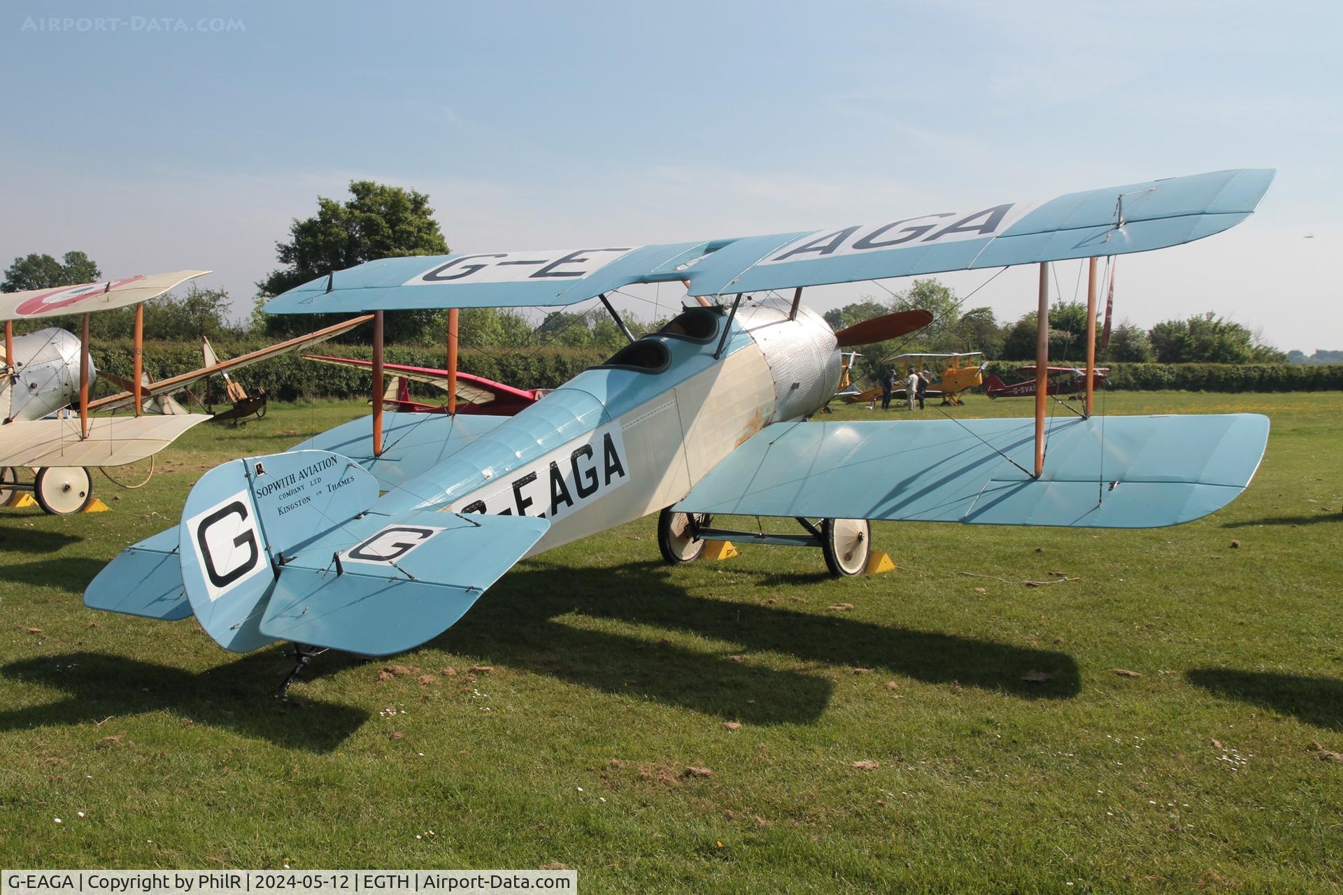 G-EAGA, 1990 Sopwith Dove Replica C/N 3004/1, G-EAGA 1990 Skysport Engineering Replica Sopwith Dove Shuttleworth Best of British Airshow 12.05.24