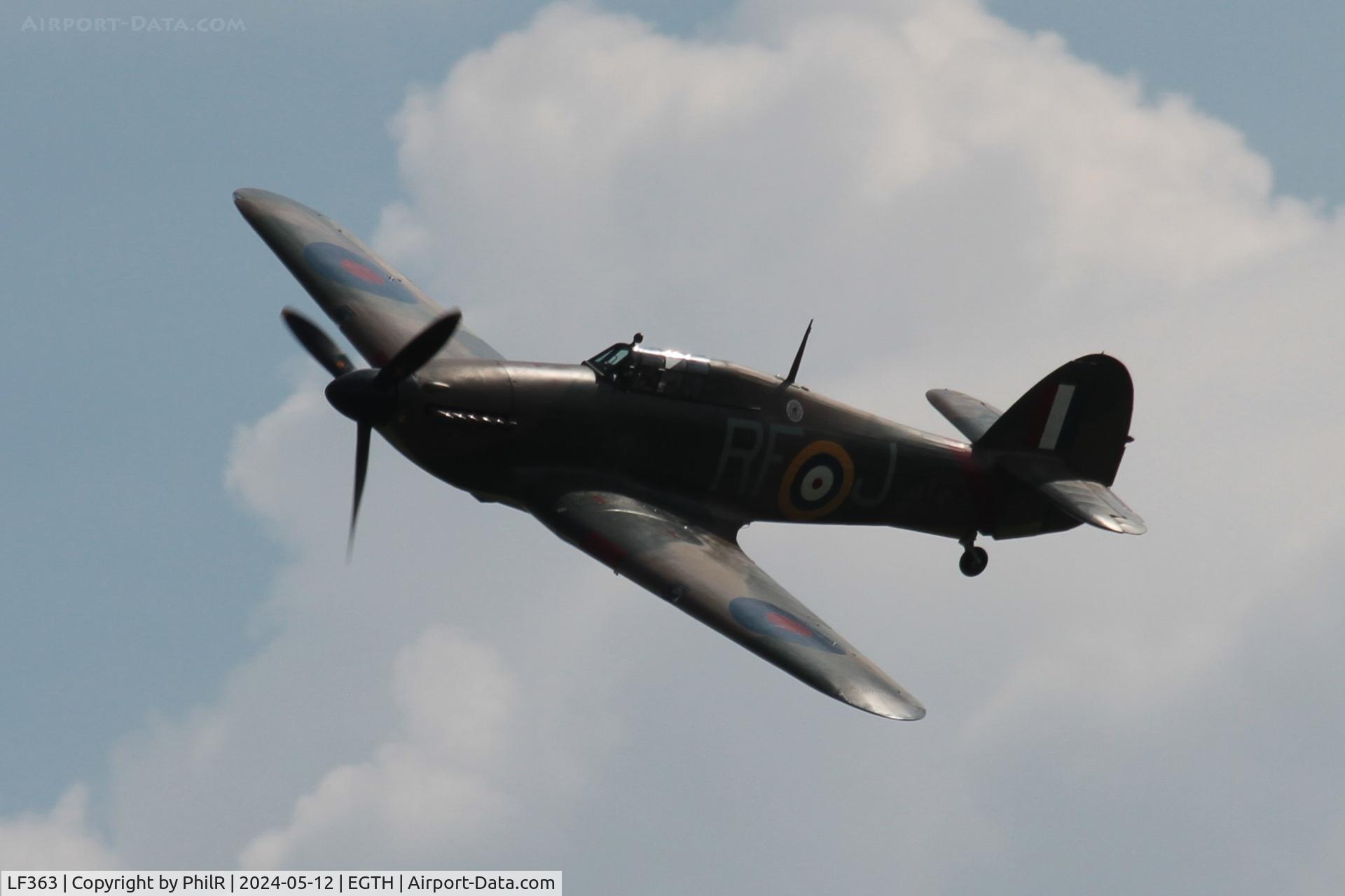 LF363, 1944 Hawker Hurricane IIC C/N 41H/469290, LF363 1944 Hawker Hurricane Mk IIC RAF BoBMF Shuttleworth Best of British Airshow 12.05.24 (6)
