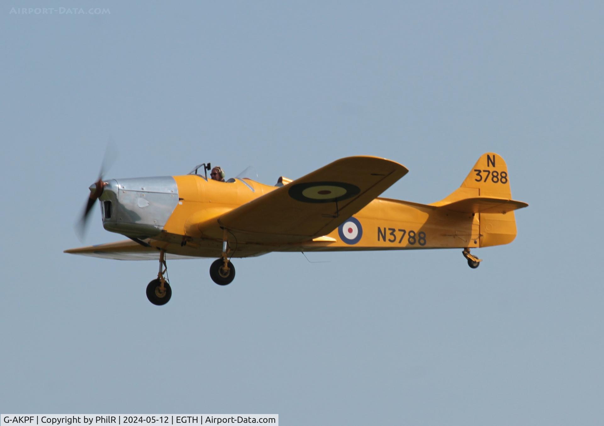 G-AKPF, 1941 Miles M14A Hawk Trainer 3 C/N 2228, N3788 (G-AKPF) 1941 Miles M.14A Hawk Trainer 3 Shuttleworth Best of British Airshow 12.05.24 (1)