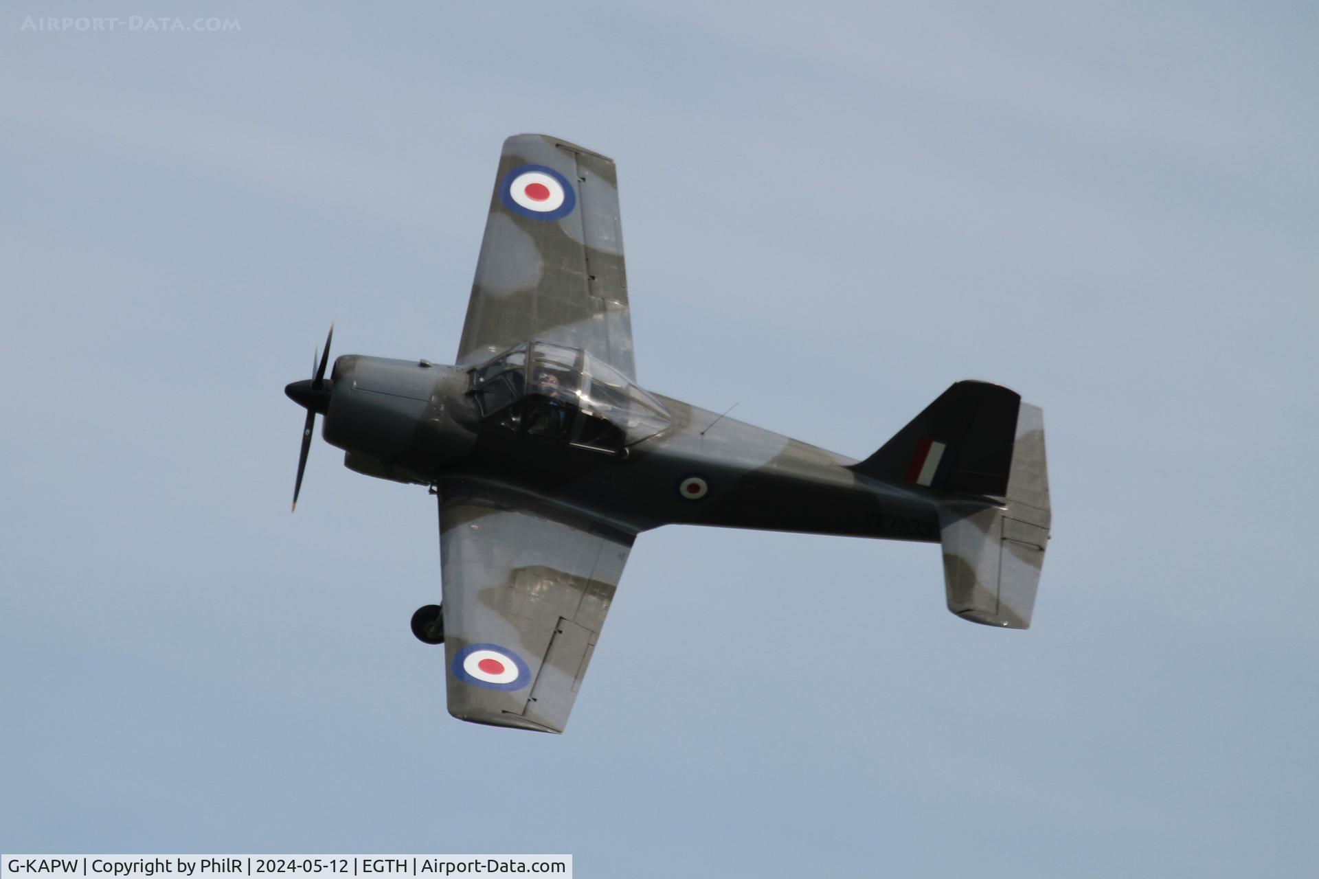 G-KAPW, 1955 Percival P-56 Provost T.1 C/N PAC/56/311, XF603 (G-KAPW) 1953 Percival P-56 Provost Shuttleworth Best of British Airshow 12.05.24 (7)