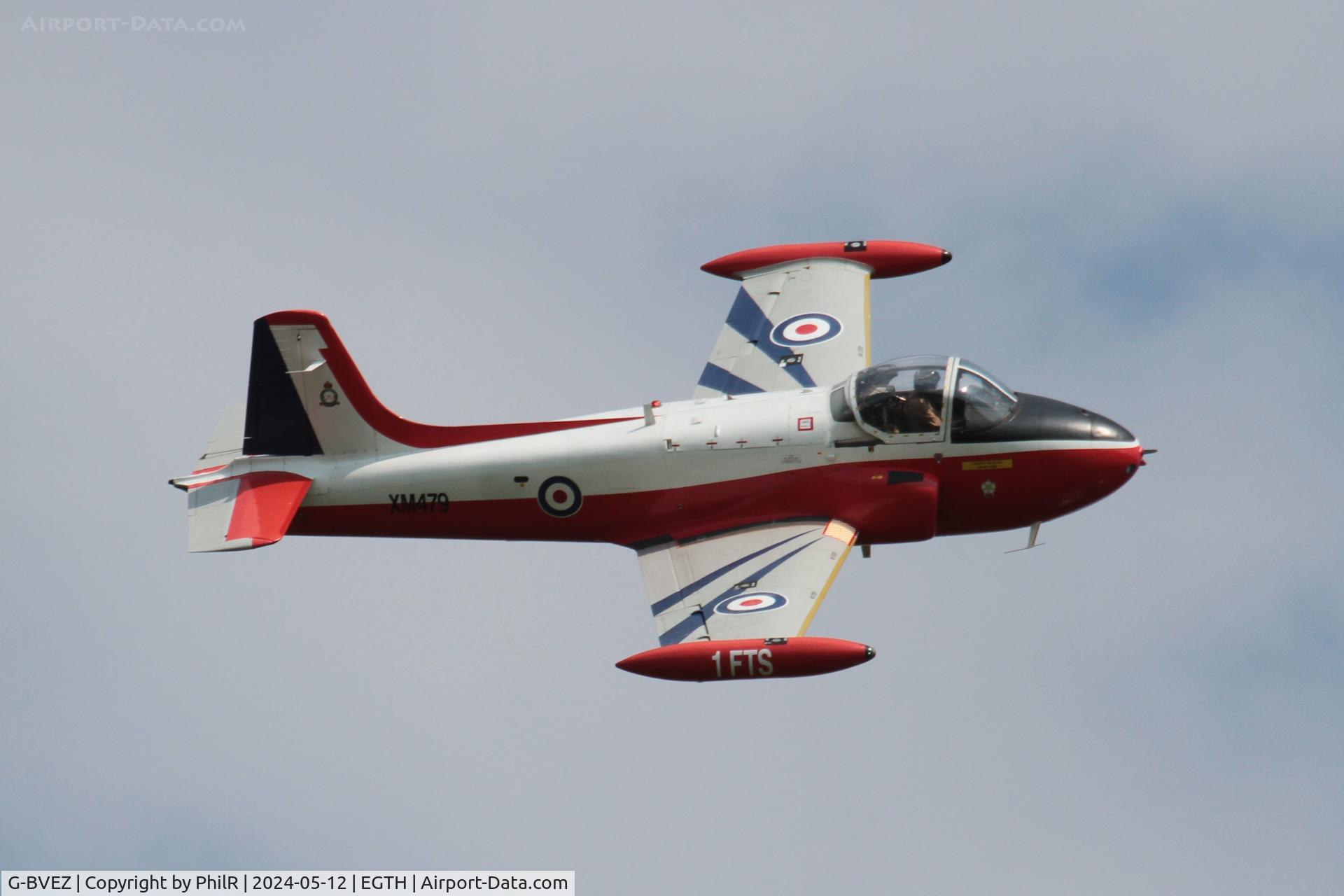 G-BVEZ, 1960 Hunting P-84 Jet Provost T.3A C/N PAC/W/9287, XM479 (G-BVEZ) 1960 Hunting P-84 Jet Provost T3A Shuttleworth Best of British Airshow 12.05.24 (10)