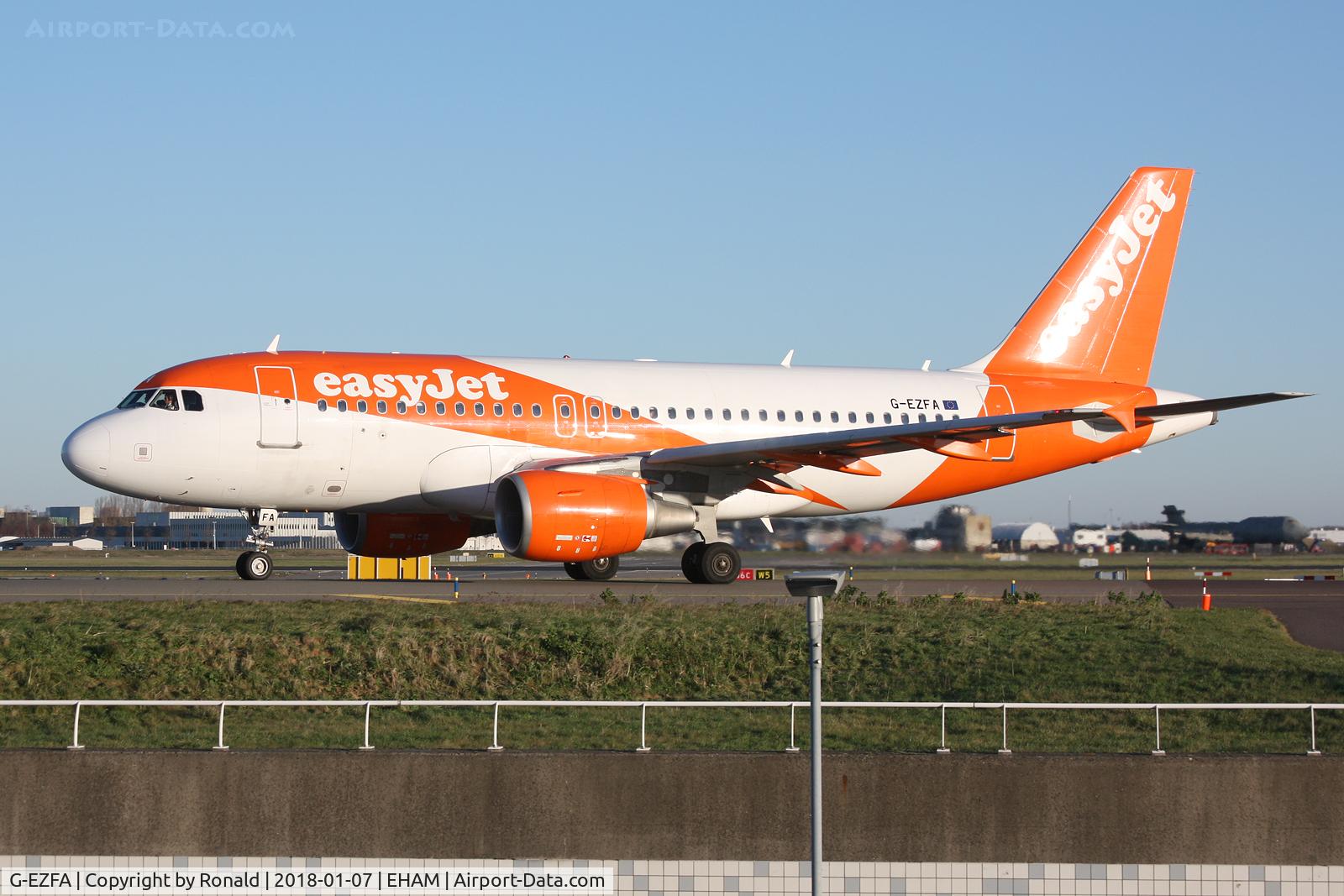 G-EZFA, 2009 Airbus A319-111 C/N 3788, at spl