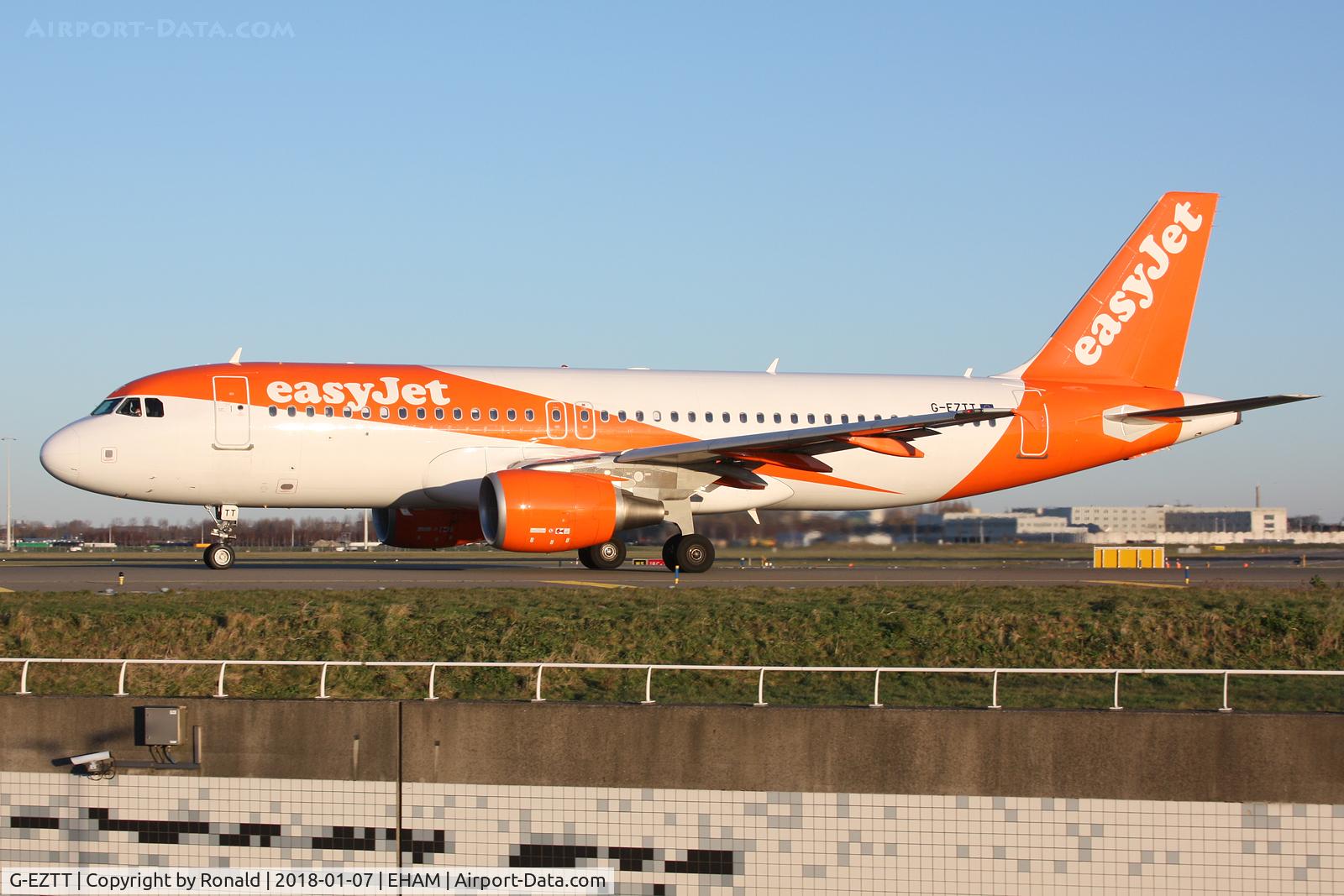 G-EZTT, 2010 Airbus A320-214 C/N 4219, at spl