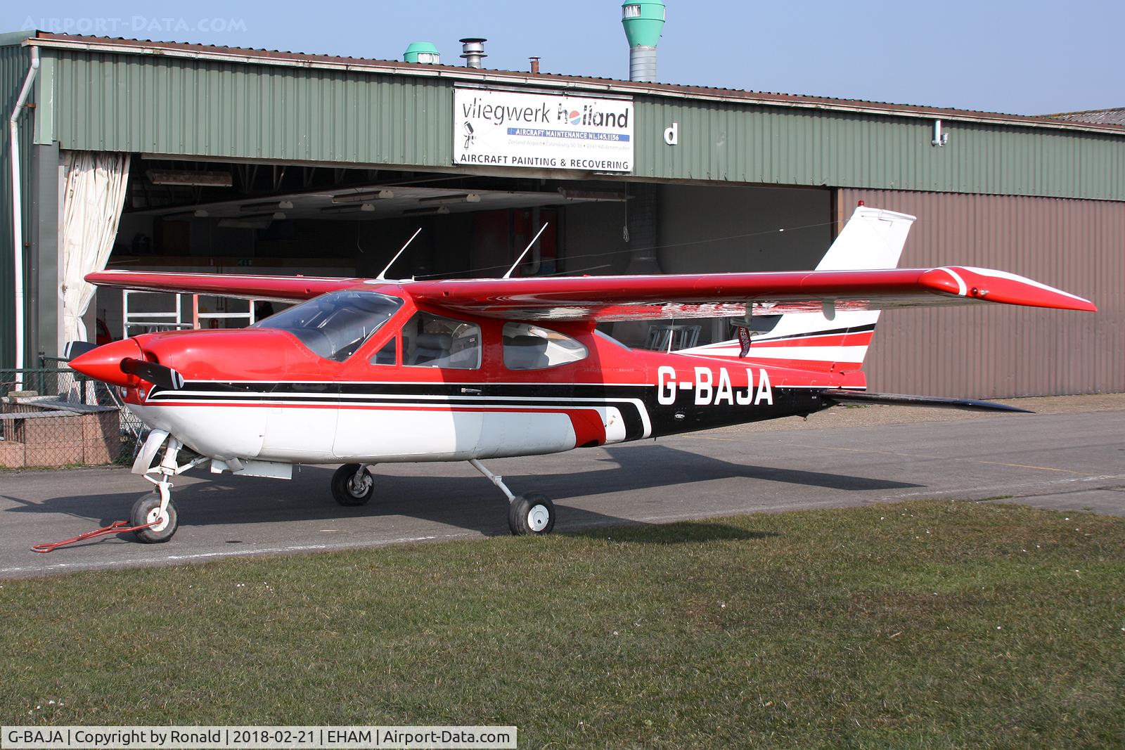 G-BAJA, 1973 Reims F177RG Cardinal RG C/N 0078, at spl