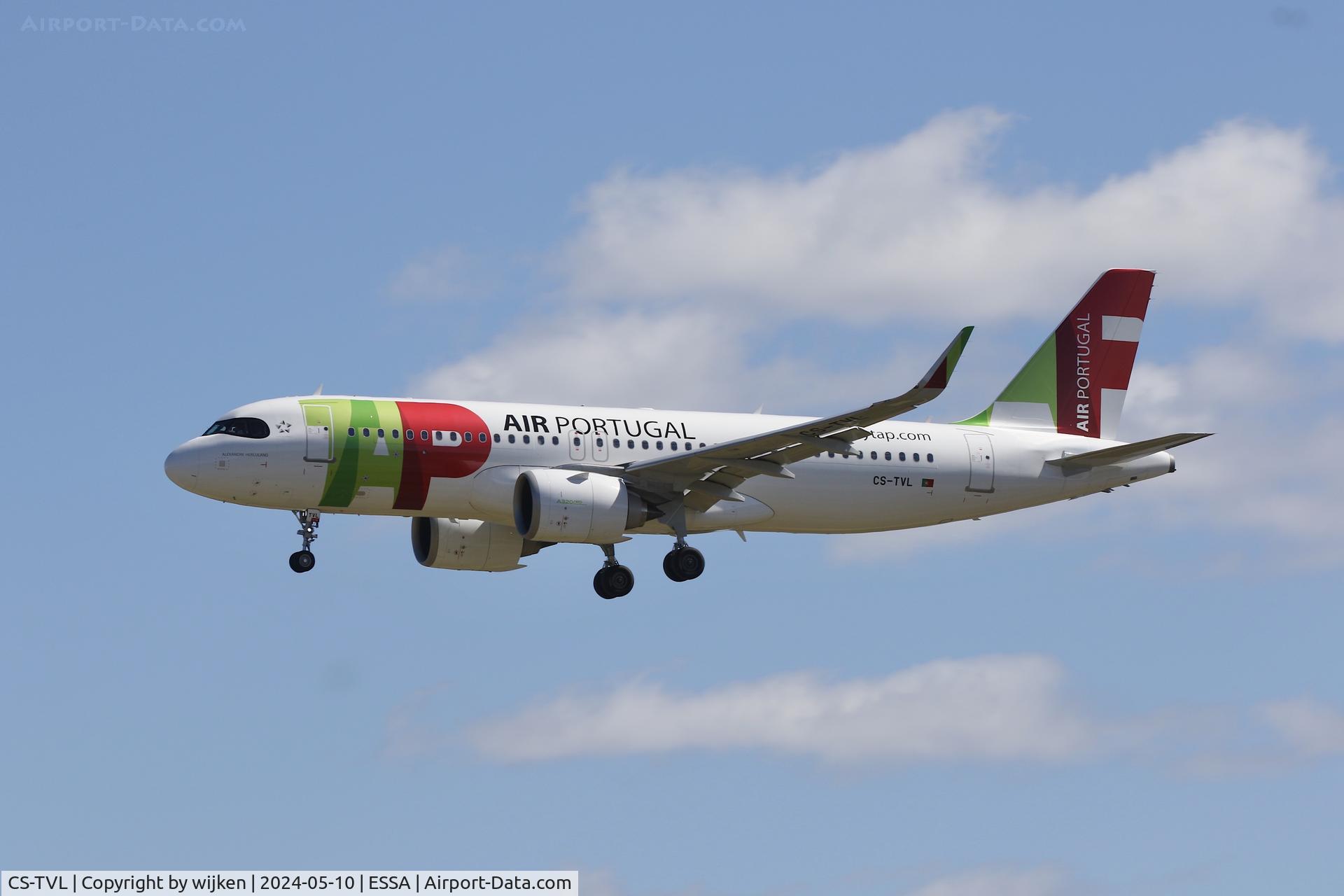CS-TVL, 2023 Airbus A320-251N C/N 11813, RWY 01L