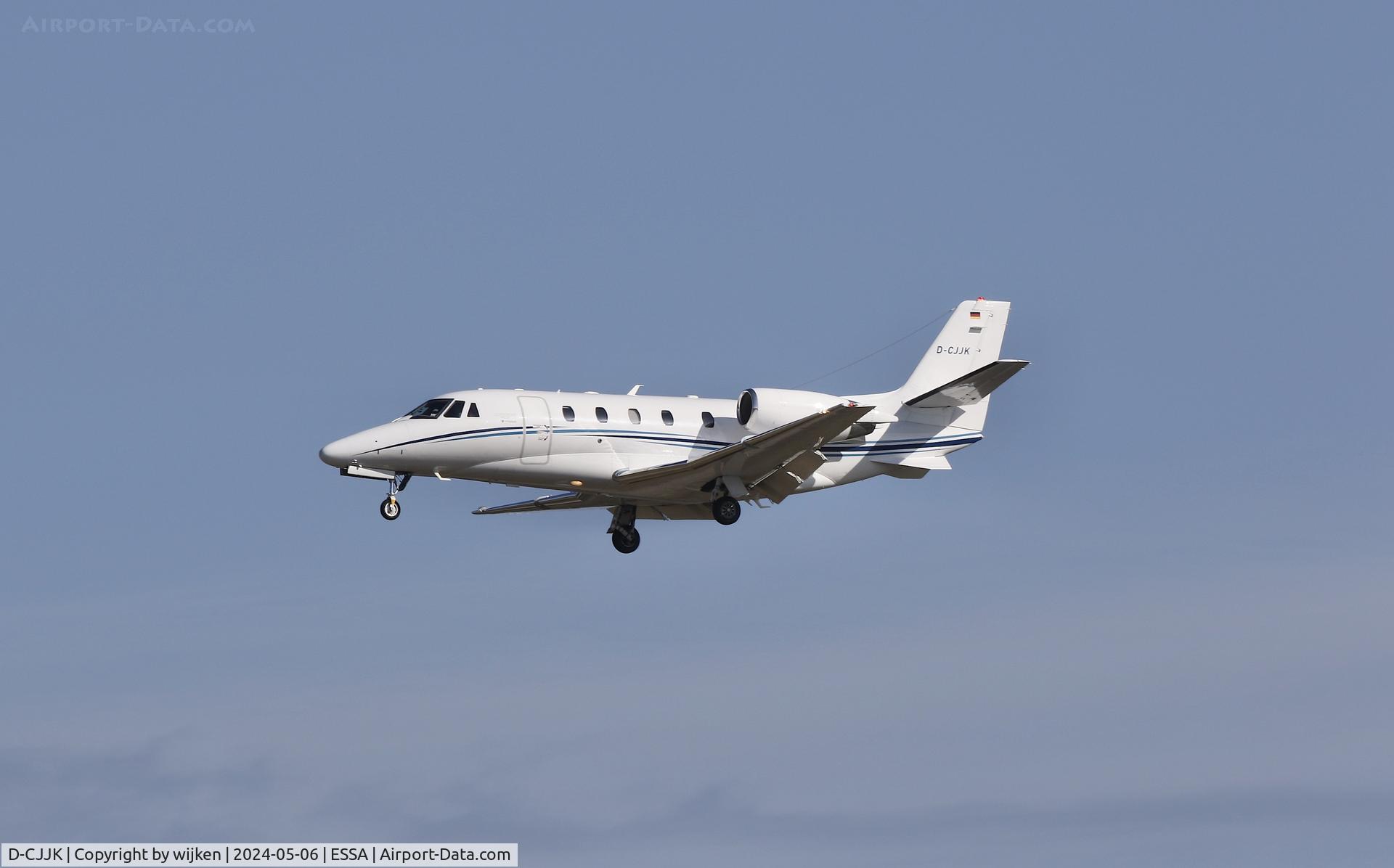 D-CJJK, 2010 Cessna Citation 560 XLS+ C/N 560-6073, RWY 26
