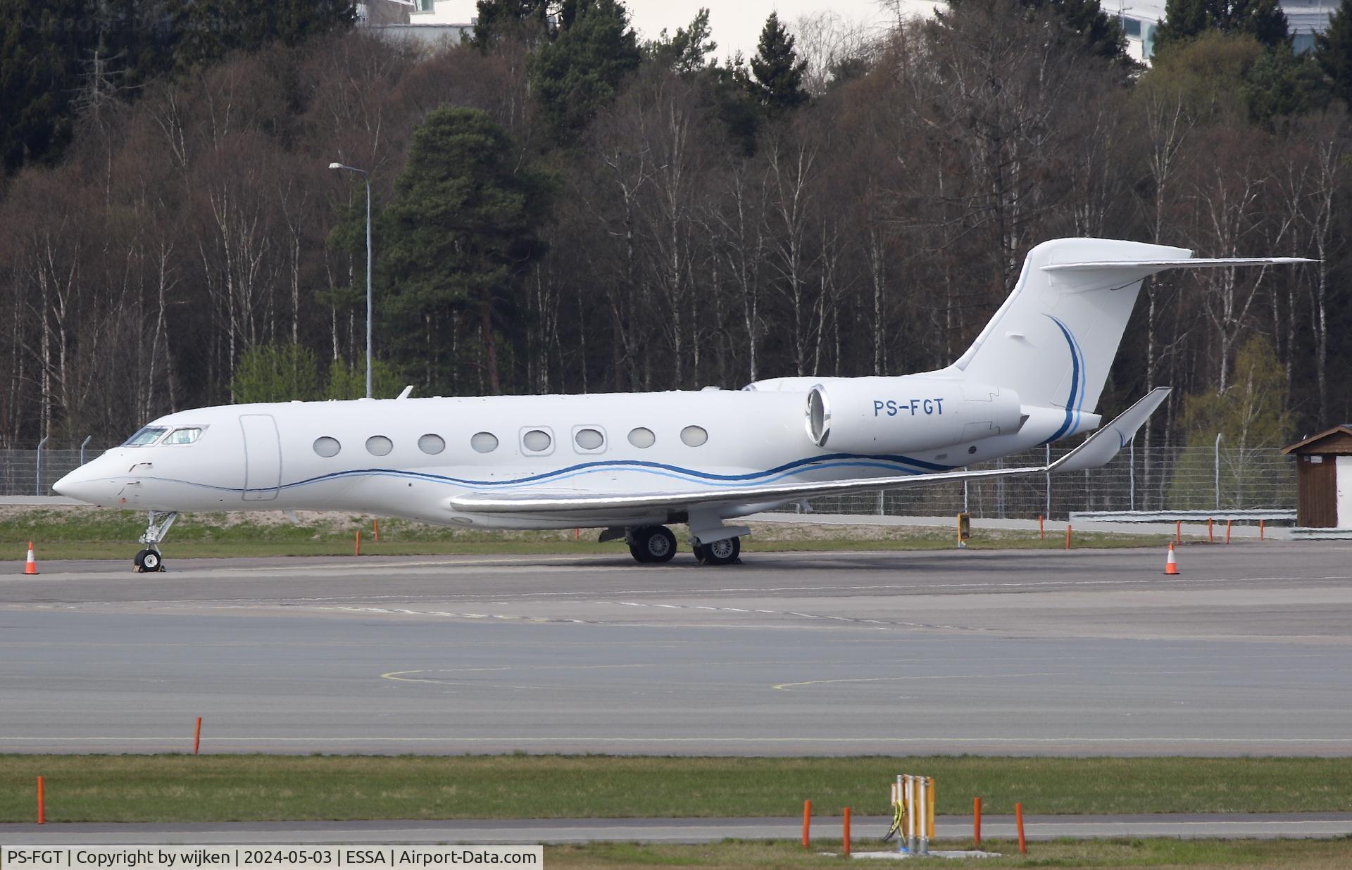 PS-FGT, 2018 Gulfstream G-VI (G650ER) C/N 6340, Ramp M