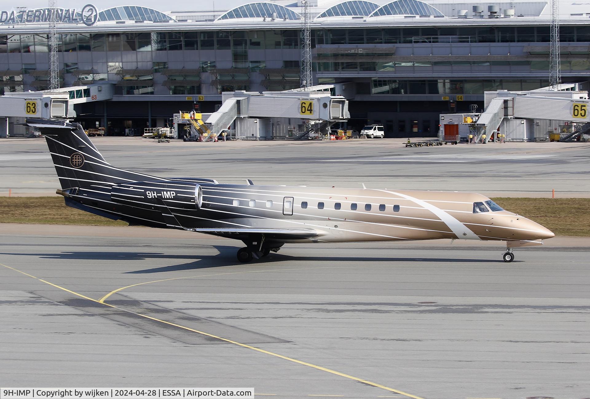 9H-IMP, 2004 Embraer ERJ-135BJ Legacy 600 C/N 14500818, Twy u