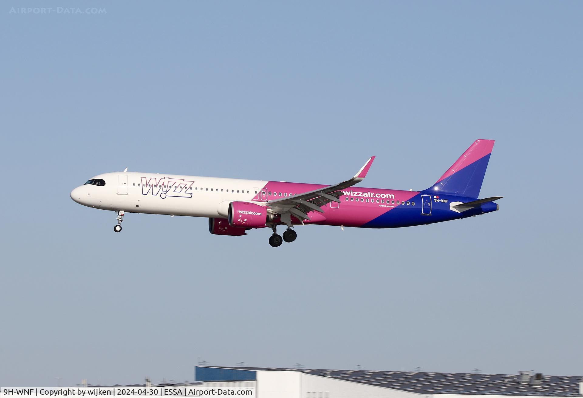 9H-WNF, 2024 Airbus A321-271NX C/N 11648, Rwy 19L