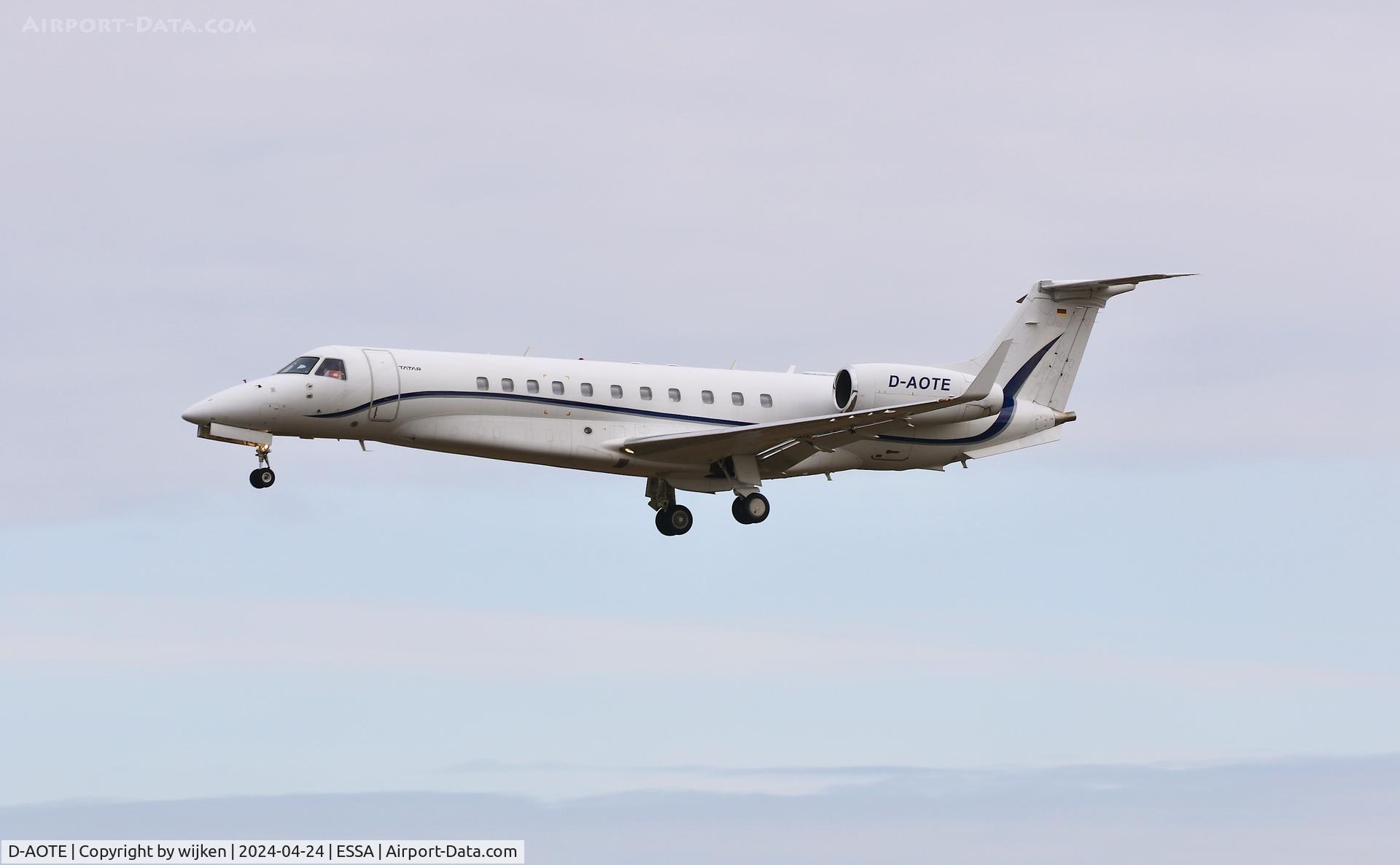 D-AOTE, 2014 Embraer EMB-135BJ Legacy 650 C/N 14501209, RWY 26