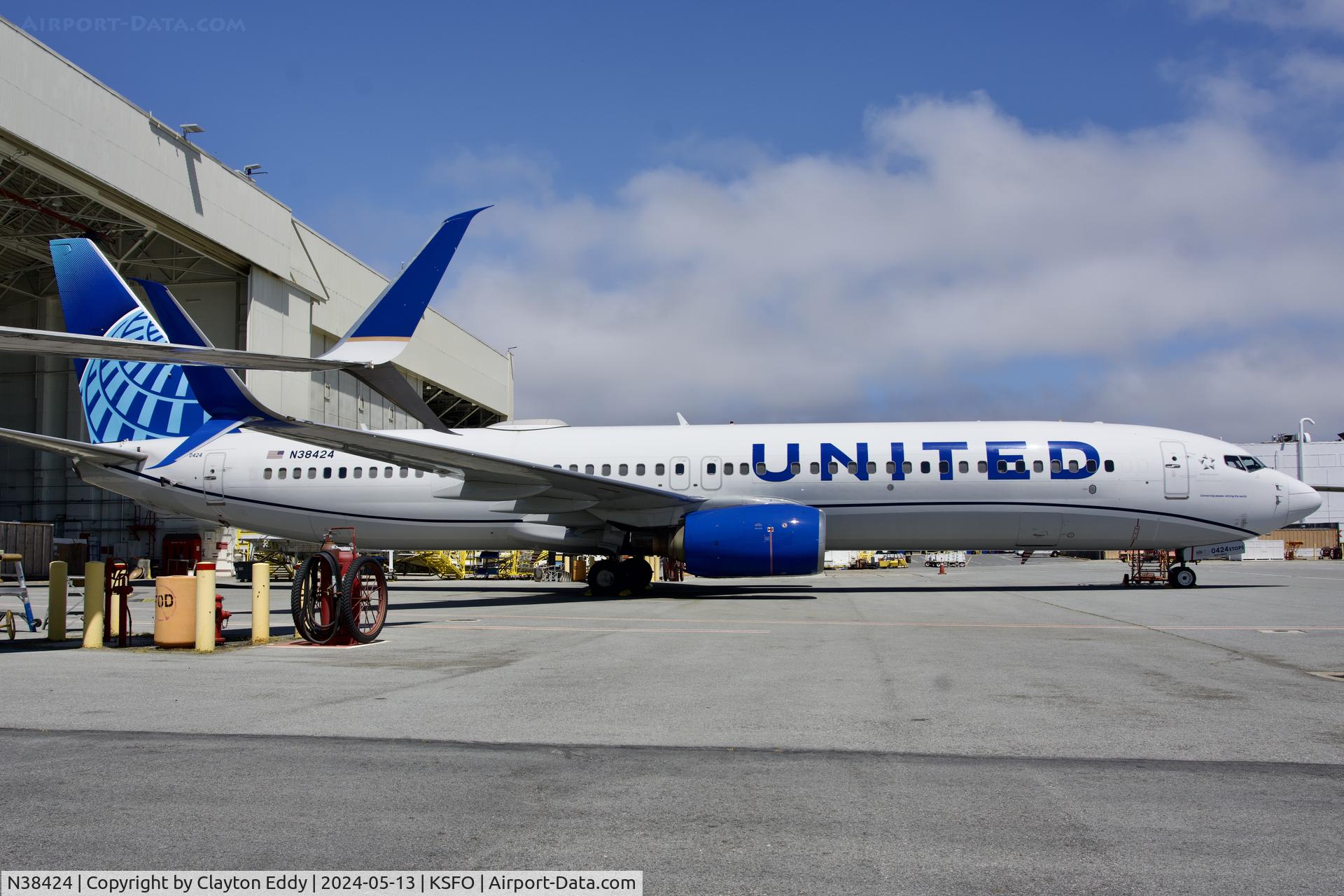 N38424, 2008 Boeing 737-924/ER C/N 37095, SFO 2024.