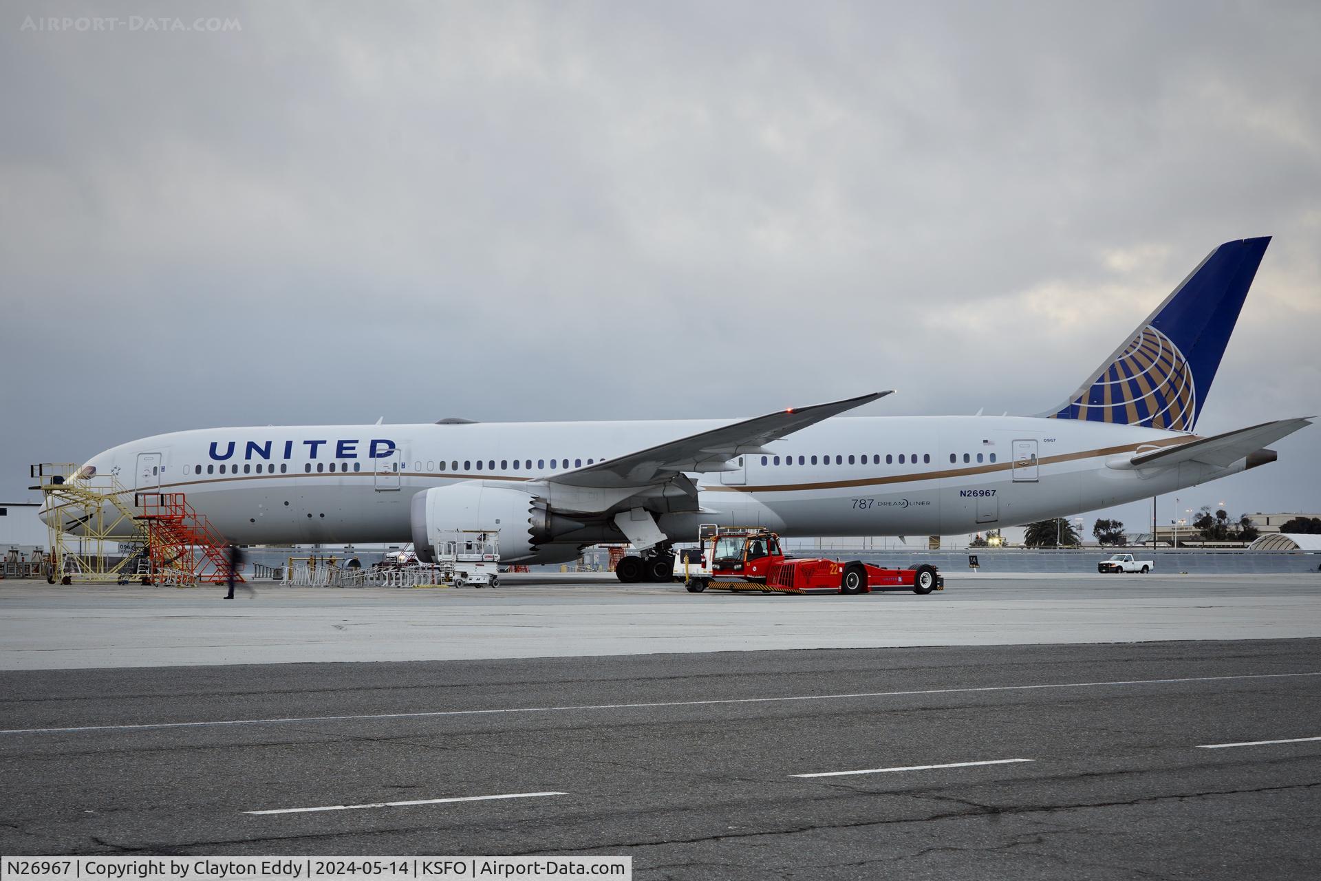 N26967, 2016 Boeing 787-9 Dreamliner Dreamliner C/N 60144, SFO 2024.
